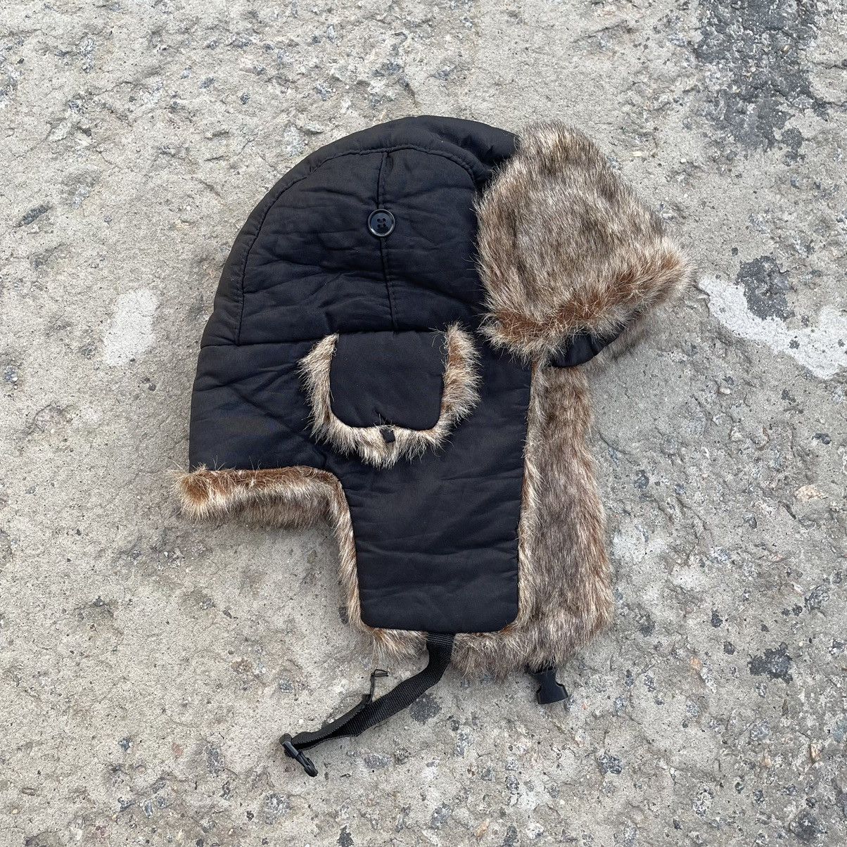Japanese Brand × Vintage Vintage Faux Fur Trapper Hat Cap Y2K 99s USA Travis Scott Size ONE SIZE - 2 Thumbnail
