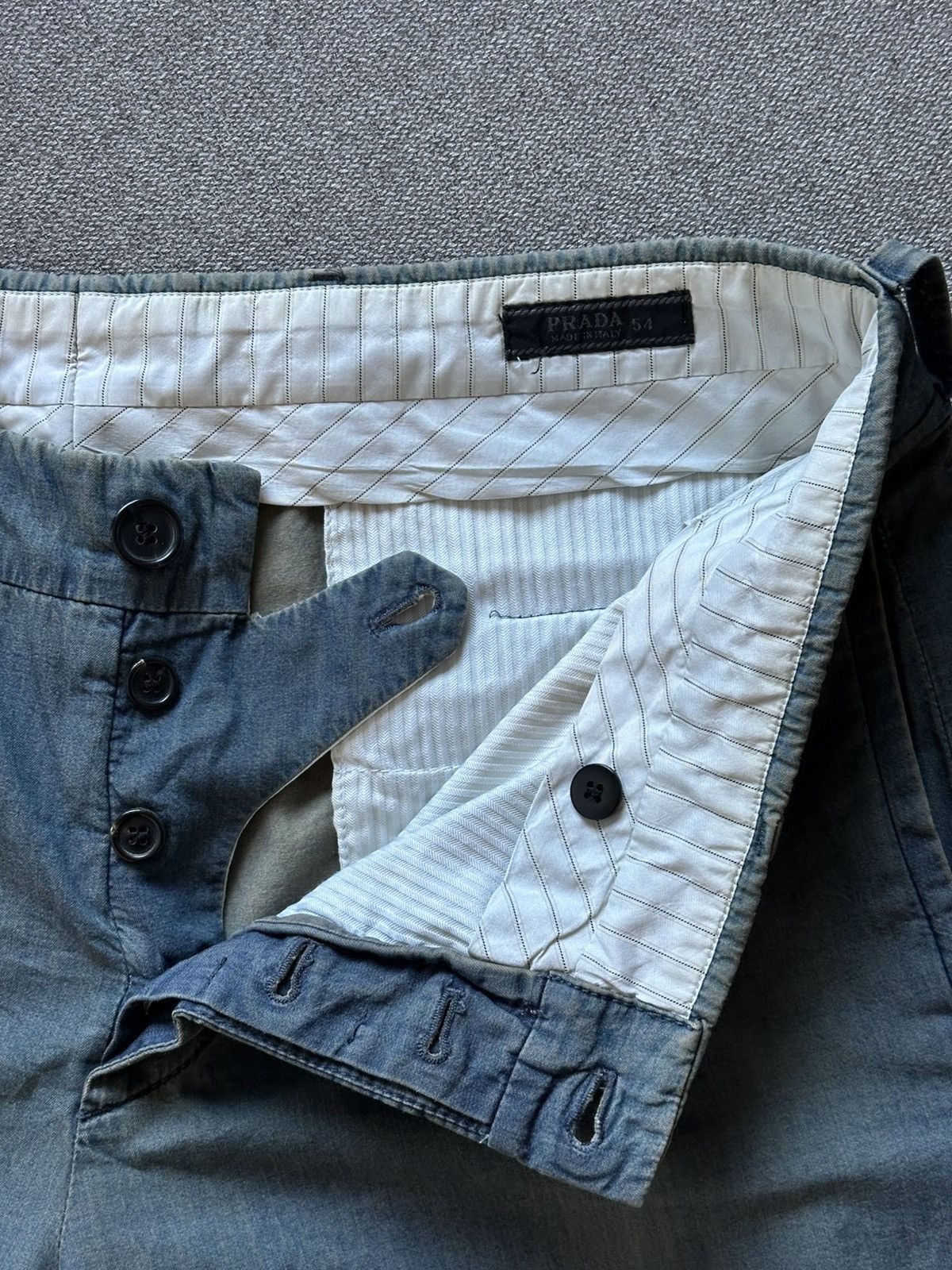 Prada Prada vintage 2000's indigo blue faded pants Size US 34 / EU 50 - 8 Thumbnail