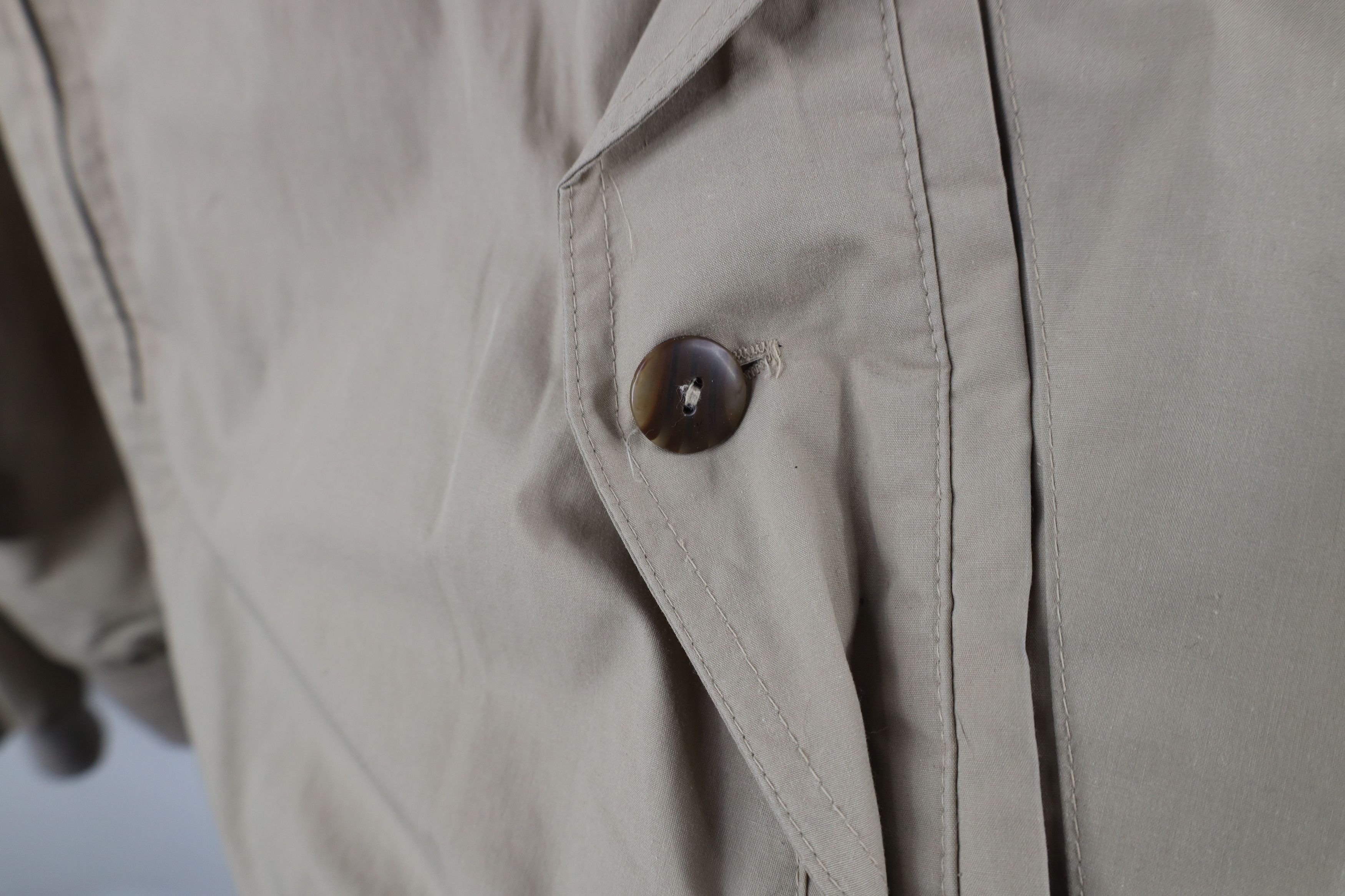 Vintage Vintage 90s Streetwear Lined Cafe Racer Bomber Jacket Beige Size US XXL / EU 58 / 5 - 6 Thumbnail