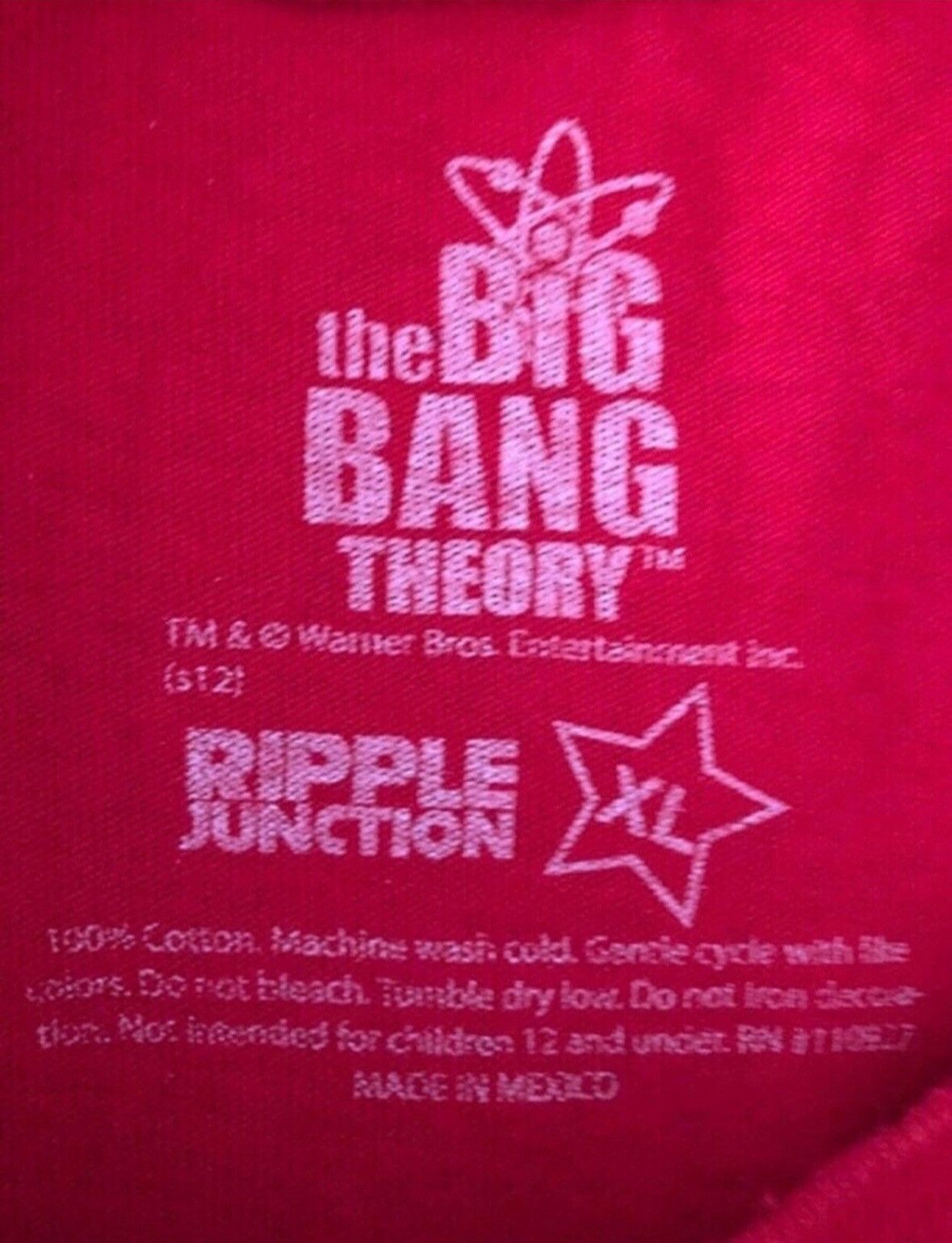 Ripple Junction Big Bang Theory shirt Size US XL / EU 56 / 4 - 3 Thumbnail
