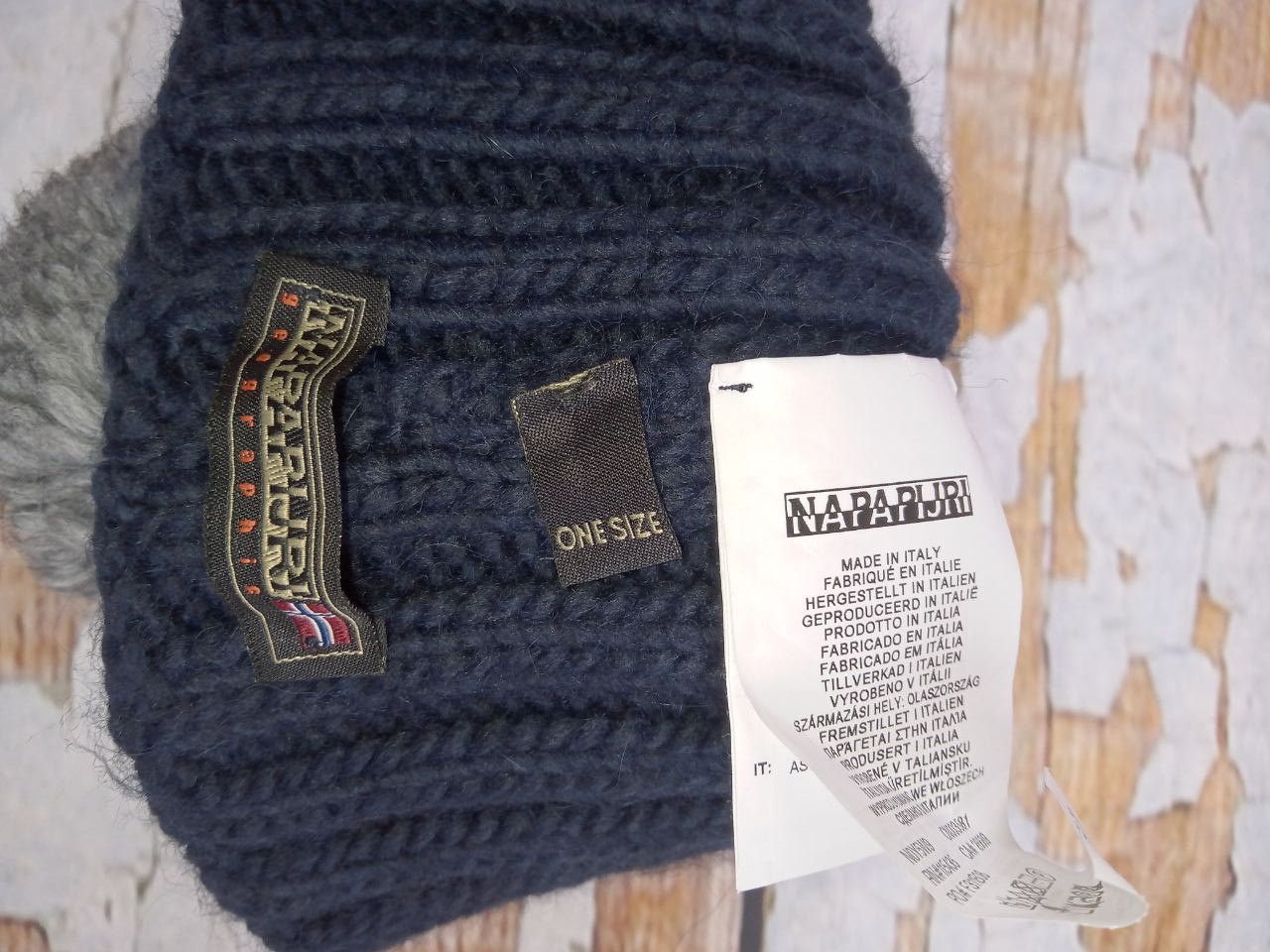 Napapijri Napapijri Unisex Beanie Winter Hat Made in Italy Size ONE SIZE - 3 Thumbnail