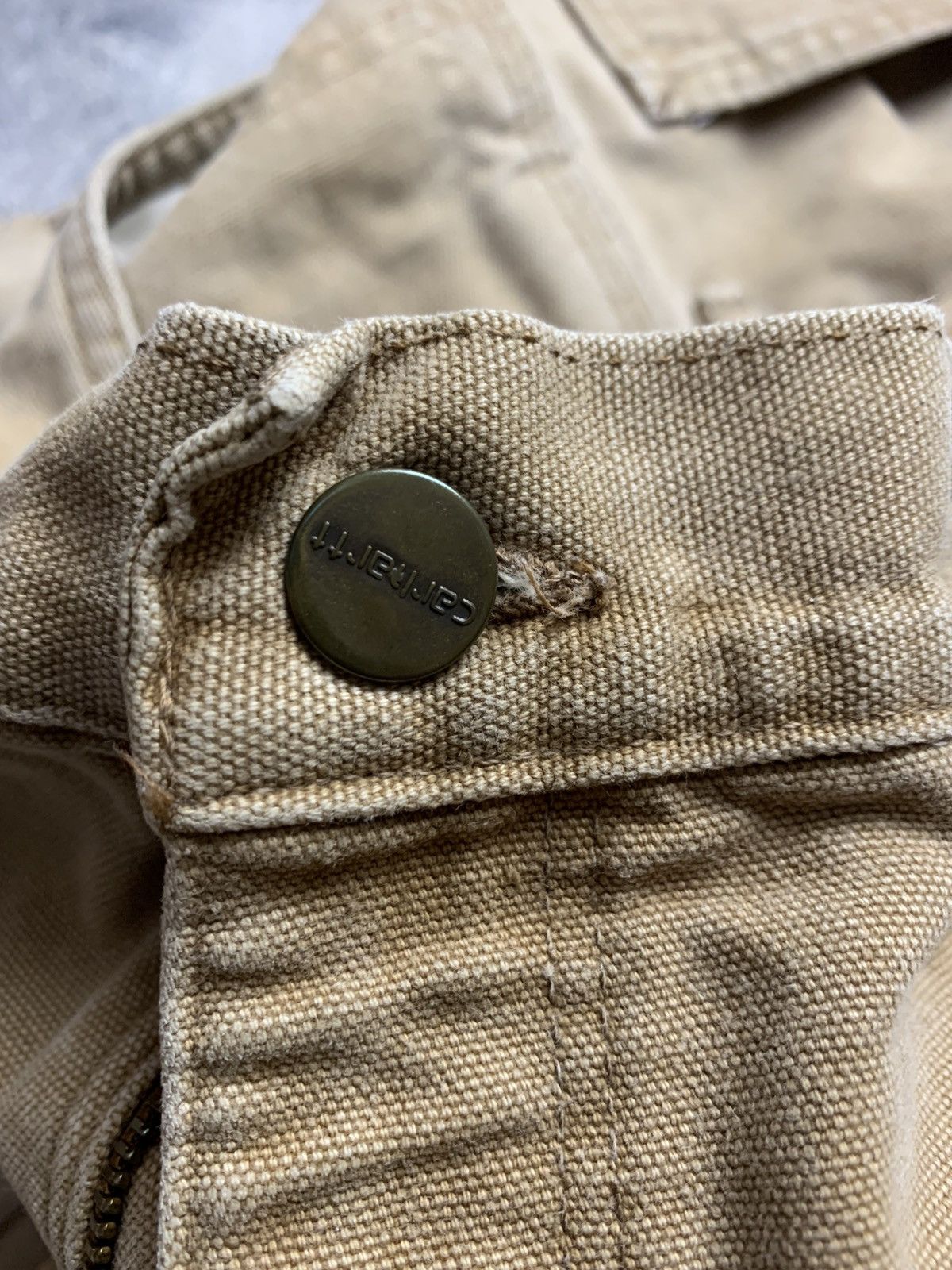 Carhartt 🐍SOLD🐍 Vintage Carhartt Blanked Lined Carpenter Work Pants Size US 30 / EU 46 - 8 Thumbnail