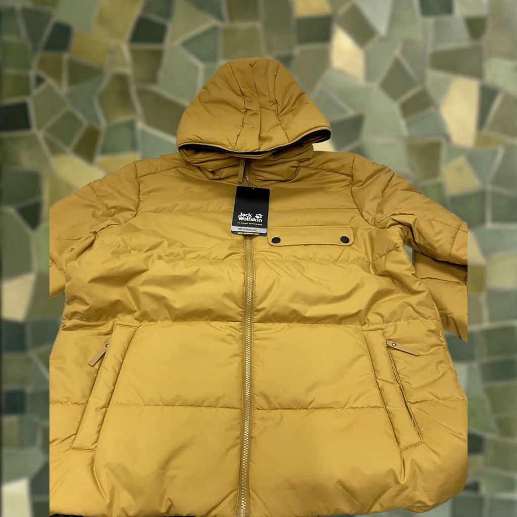 Jack Wolfskin JACK WOLFSKIN Kyoto JACKET L Yellow Parka Men Large Size US L / EU 52-54 / 3 - 1 Thumbnail