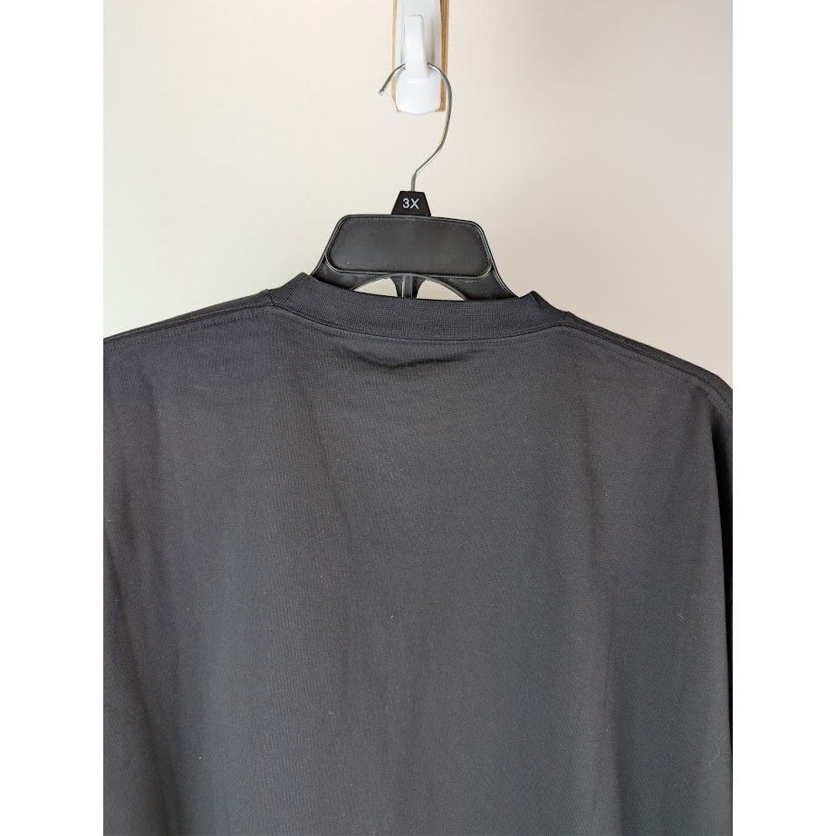 Balenciaga o1rshd1 Paris Vintage Jersey L/S T-Shirt in Black Size US L / EU 52-54 / 3 - 15 Thumbnail