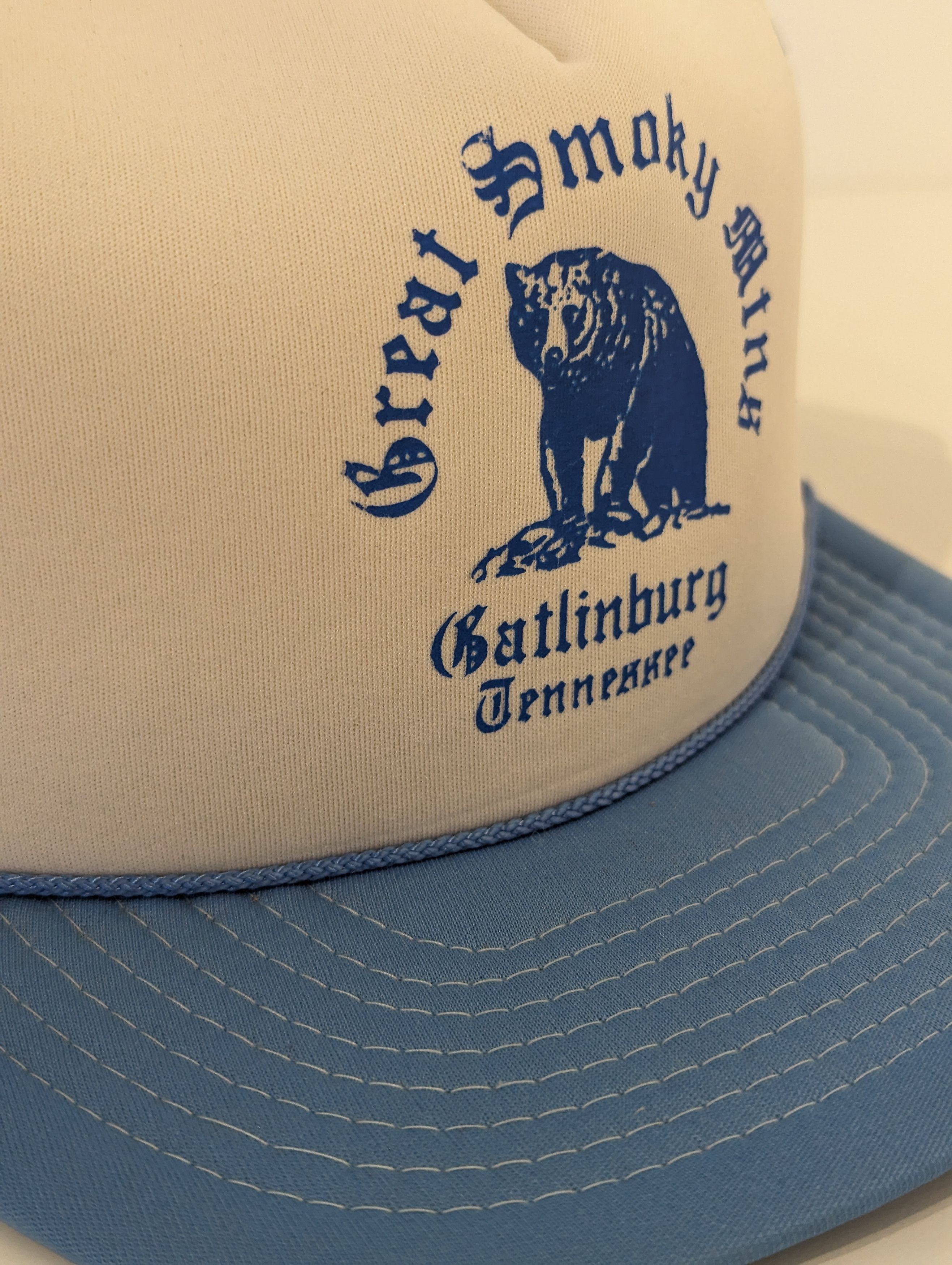 Vintage Vintage Great Smoky Mountains Galtinburg Tenn Strapback Hat Size ONE SIZE - 6 Thumbnail