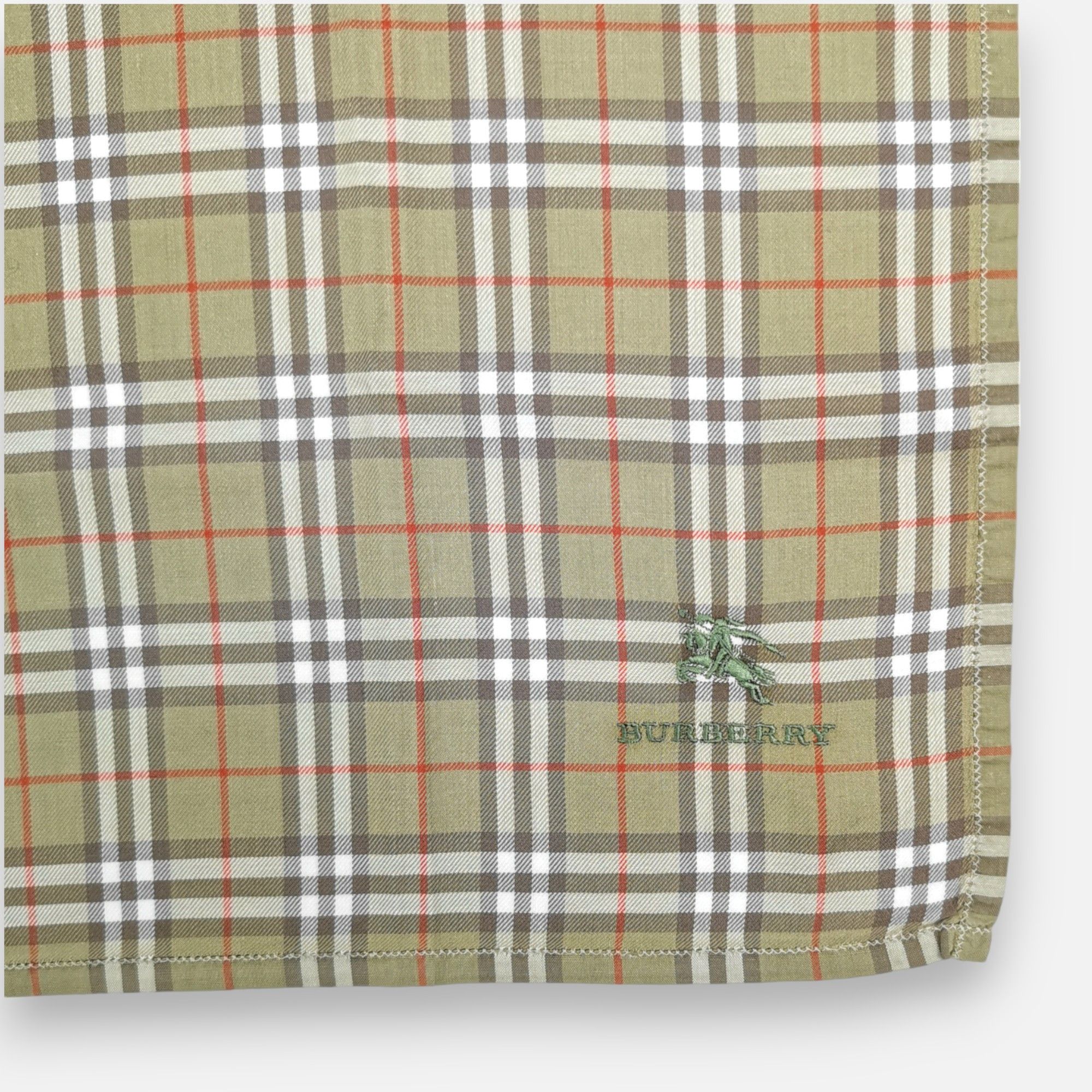 Burberry Vintage Burberry Handkerchief Pocket Square Bandana Size ONE SIZE - 4 Thumbnail