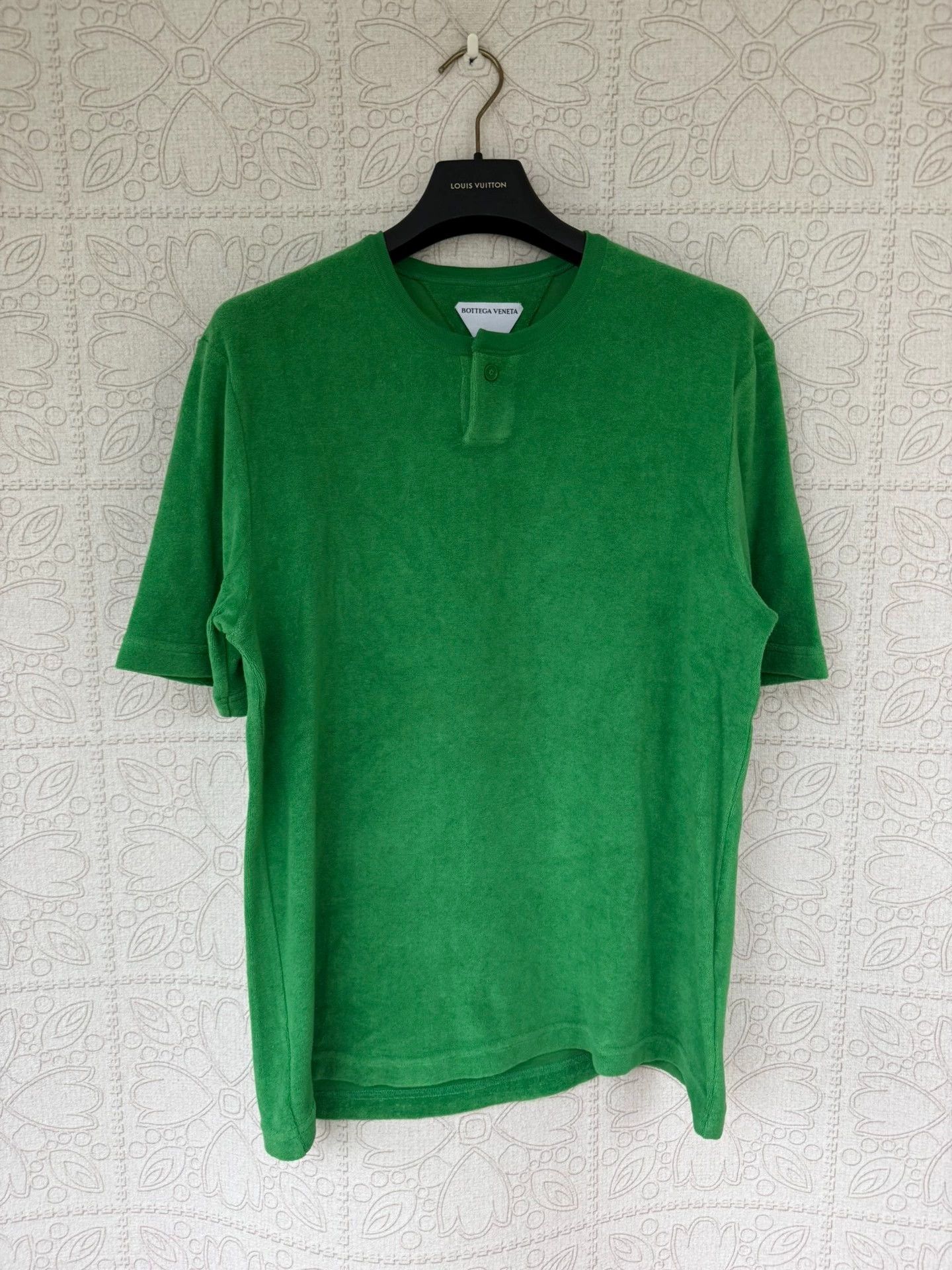 Bottega Veneta Bottega Veneta Green Short Sleeve Shirt Size US L / EU 52-54 / 3 - 1 Thumbnail