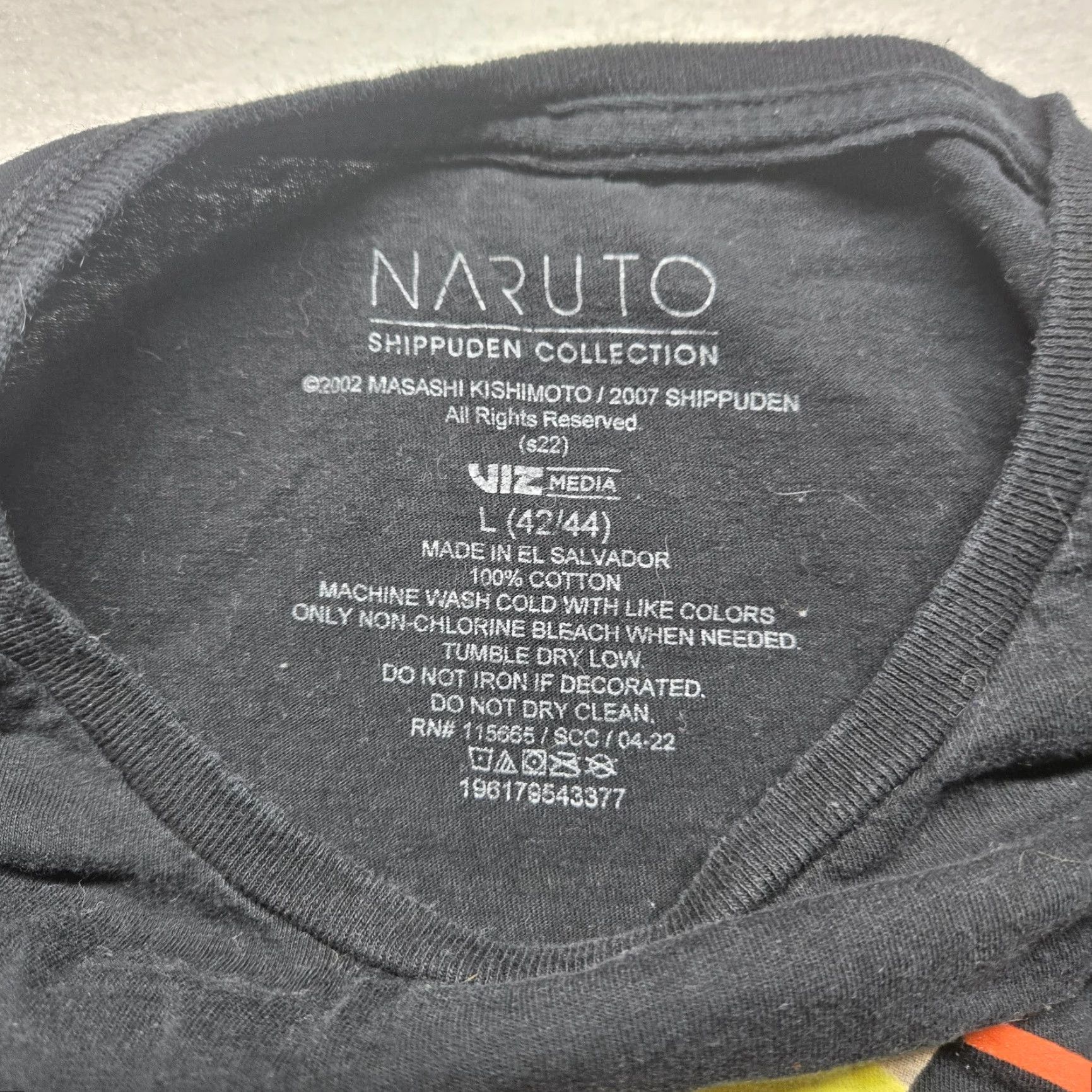 Vintage Naruto Shippuden Anime Shirt Ichiraku Ramen Shop Adult Men's T-Shirt L Large Black Naruto Shirt Bioworld Event Theme Anime Shirt Mens L Black Large Size US L / EU 52-54 / 3 - 3 Thumbnail