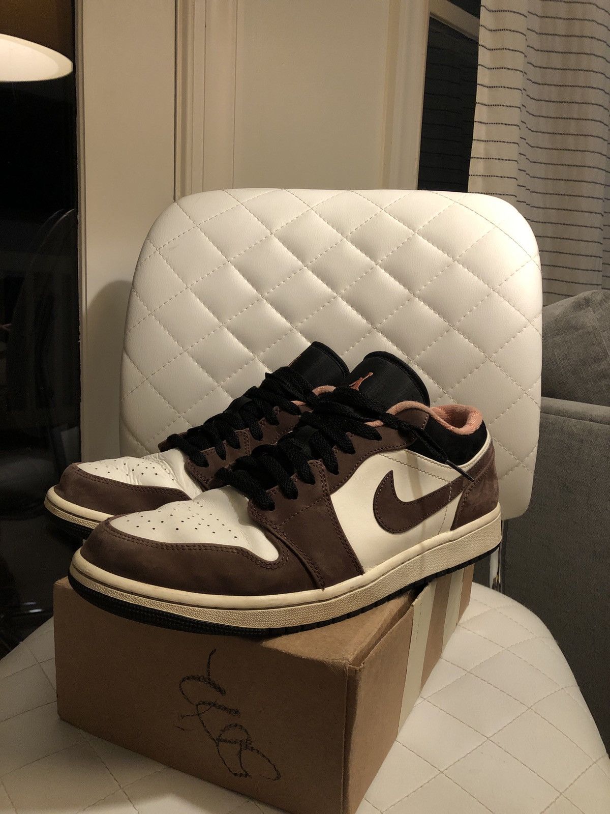 image of Jordan Nike Jordan 1 Low Mocha// Size 11 Men’S Shoes in Brown, Men's