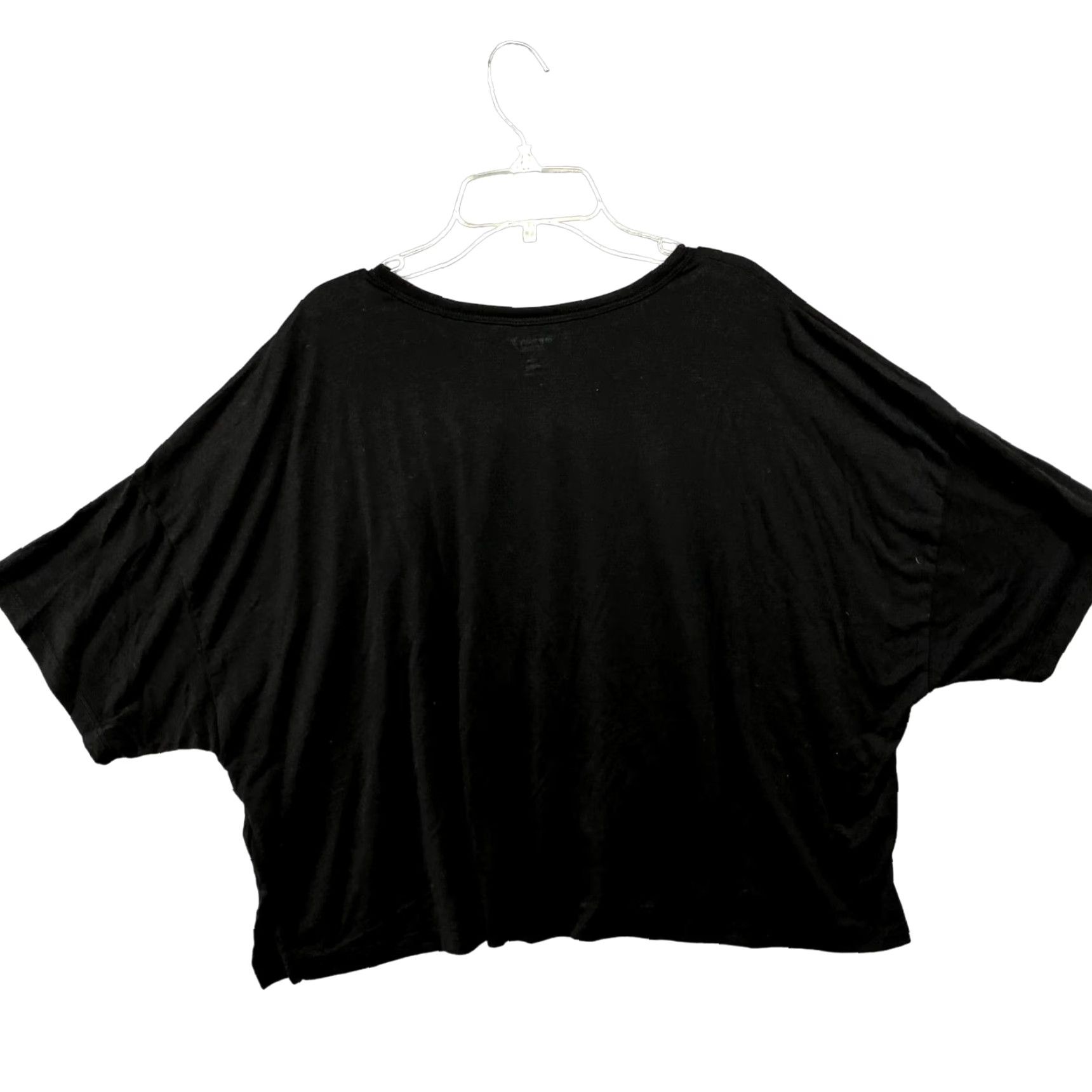Old Navy Old Navy T-Shirt Cropped Womens LP Black Short Sleeve Crewneck Active Size L / US 10 / IT 46 - 2 Thumbnail