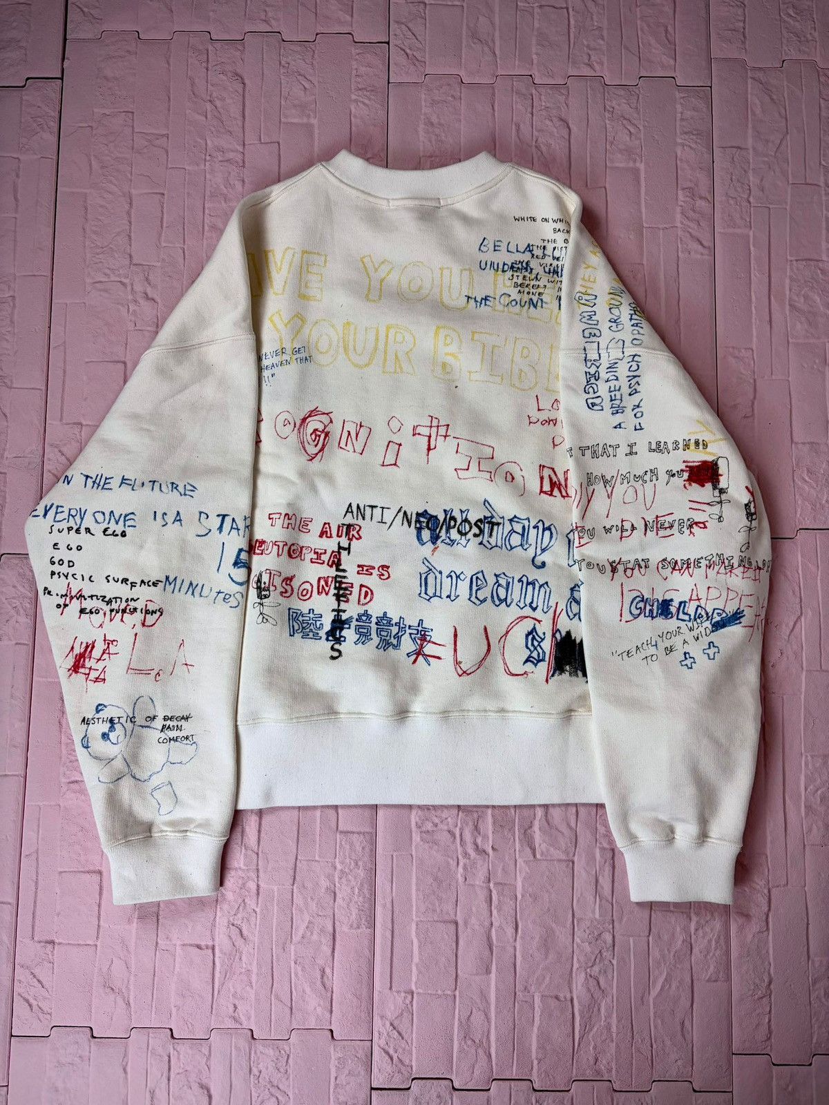 Yeezy Yeezy x Erd Scribble Sweater Size US XS / EU 42 / 0 - 2 Thumbnail