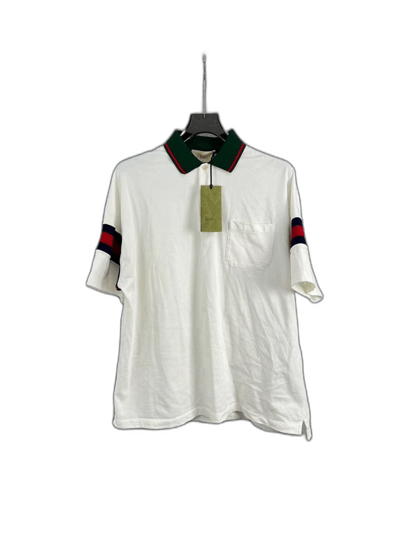 Gucci Gucci Short Sleeve Striped Polo Shirt-yf Size US XXL / EU 58 / 5 - 1 Thumbnail