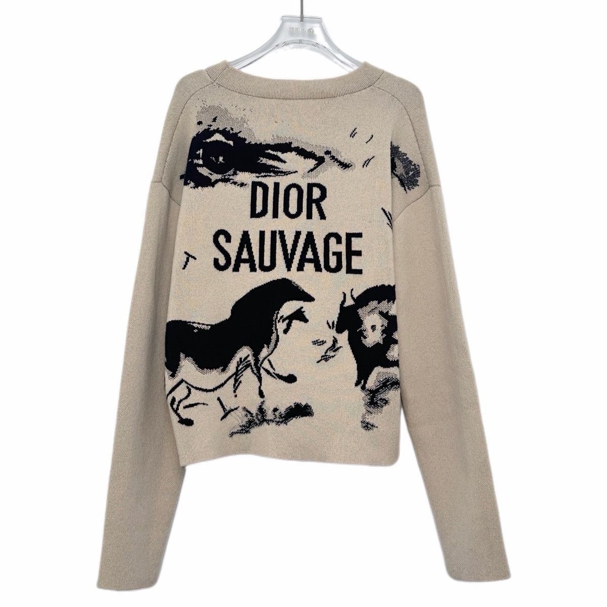 Dior Dior Animal Series Cashmere Long Sleeve Knit Sweater K26WX Size S / US 4 / IT 40 - 1 Thumbnail