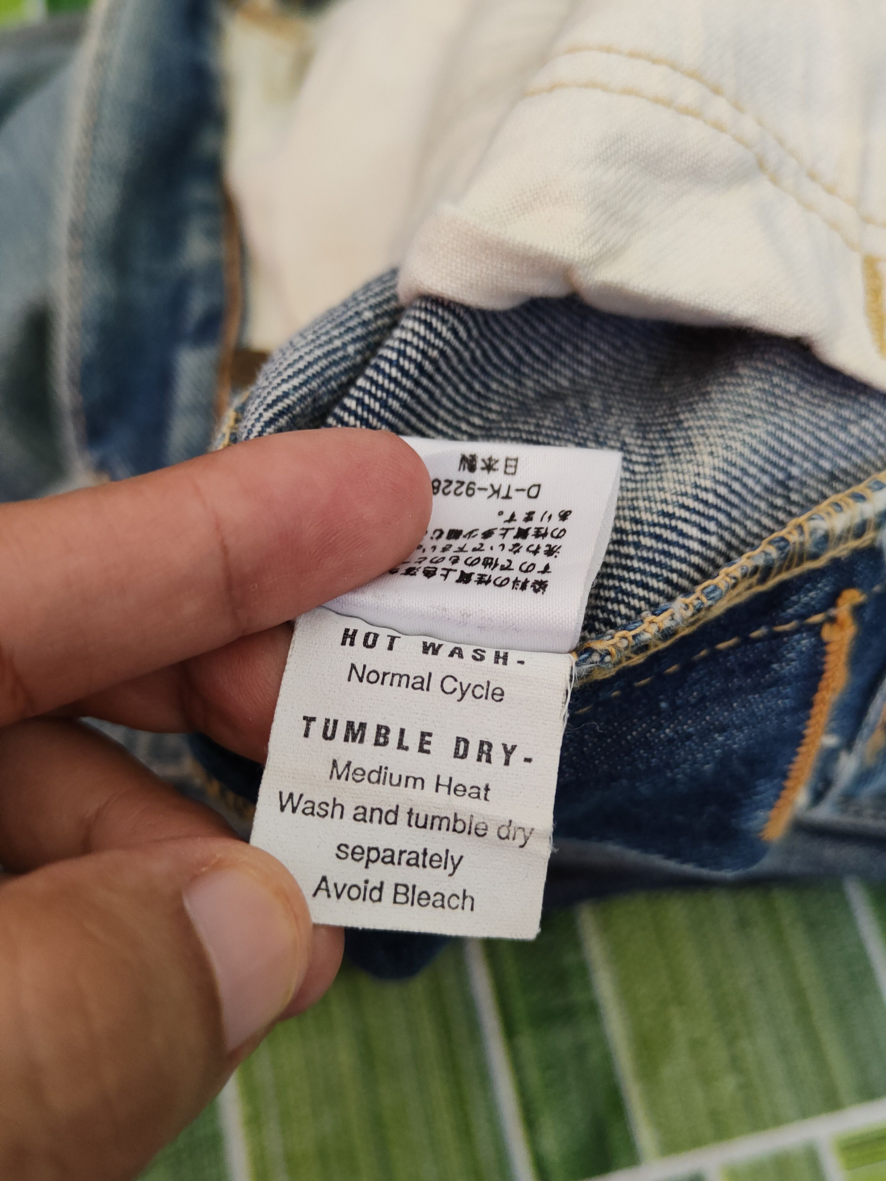 Japanese Brand Lee Dark Blue Faded Distressed Ripped Jeans #S1696 Size US 30 / EU 46 - 15 Thumbnail