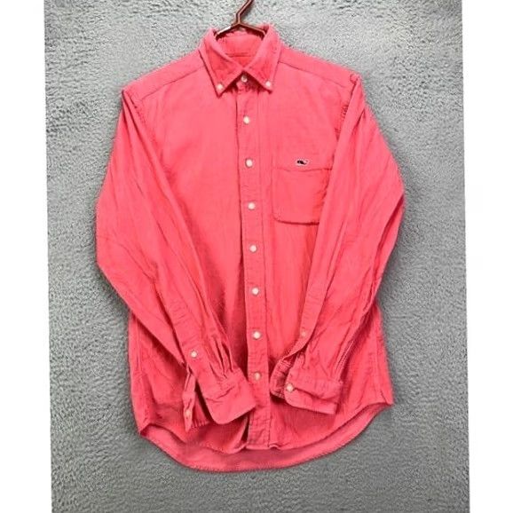 Vineyard Vines VINTAGE Vineyard Vines Shirt Tucker Pink Corduroy Button-Down Long Sleeve Mens XS Size US XS / EU 42 / 0 - 3 Thumbnail