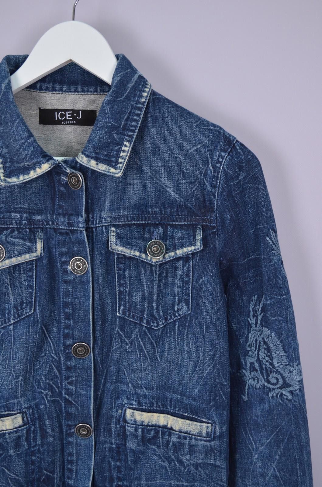 Iceberg Womens Iceberg Ice-J Denim Blue Jacket Gilmar Vintage Size M Size M / US 6-8 / IT 42-44 - 5 Thumbnail