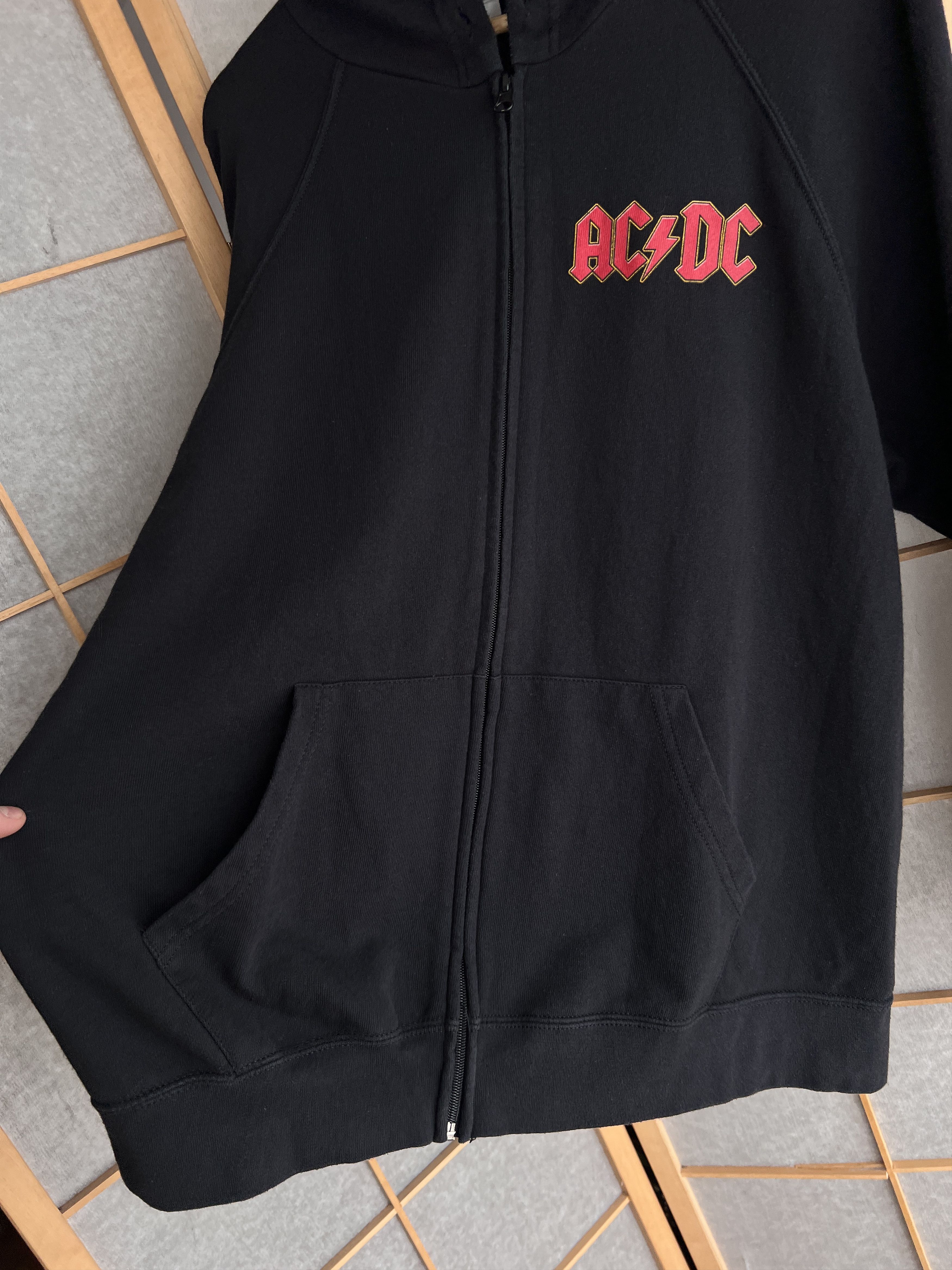 AC/DC Rare! AC/DC vintage zip hoodie World tour promo album rock Size US XL / EU 56 / 4 - 10 Thumbnail