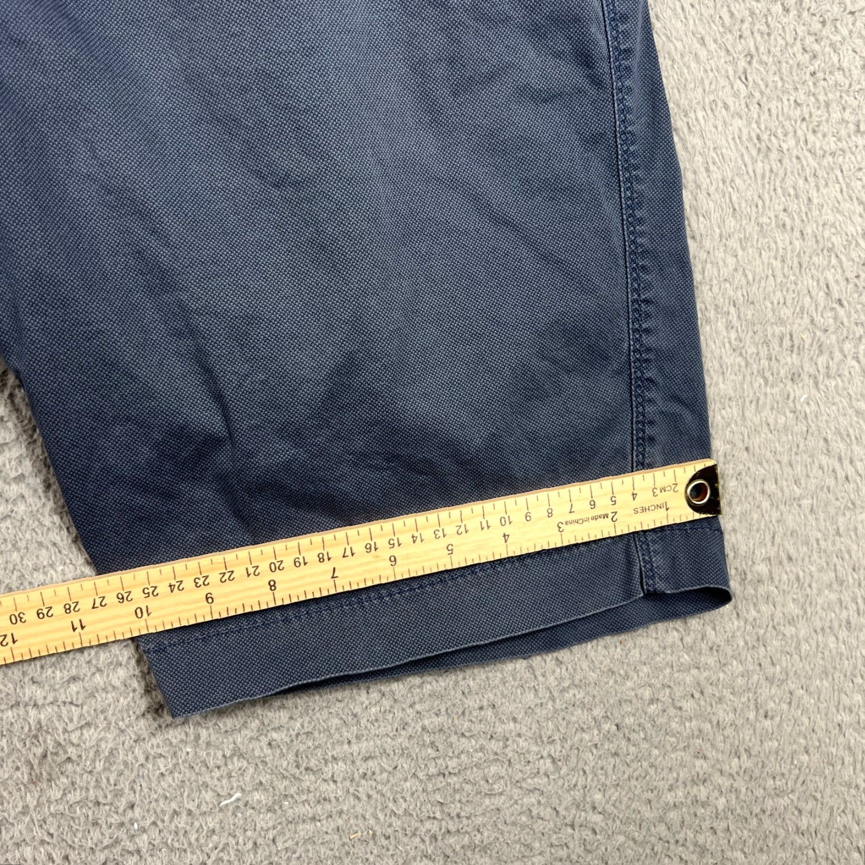 BRAX BRAX Shorts Men 40 Chino Flat Front Blue Breathable Lightweight Casual Mid Rise 11in Inseam Size US 40 / EU 56 - 3 Thumbnail