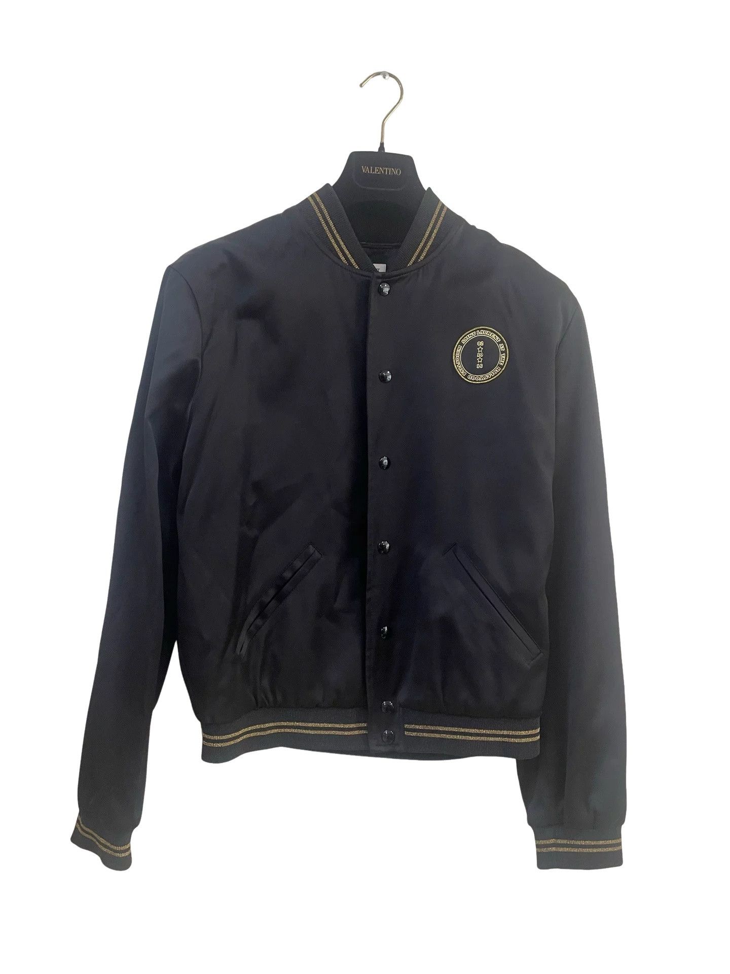 Saint Laurent Paris Saint Laurent Star Palladium Varsity Jacket 50 Size US M / EU 48-50 / 2 - 1 Thumbnail