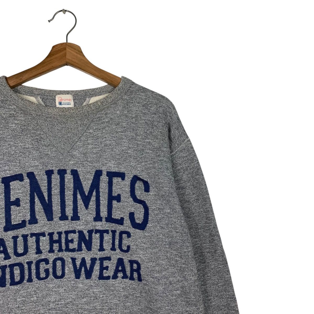 Denime 90’s DENIMES Indigo Wear Crewneck Sweatshirt #3626-C166 Size US M / EU 48-50 / 2 - 5 Thumbnail
