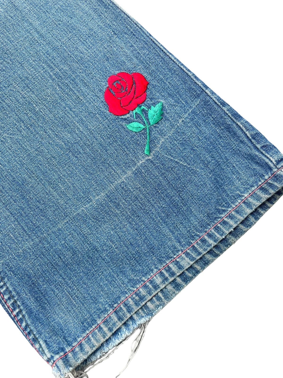 Japanese Brand Vintage Flare Jeans East Faded Denim Size 29" - 3 Thumbnail