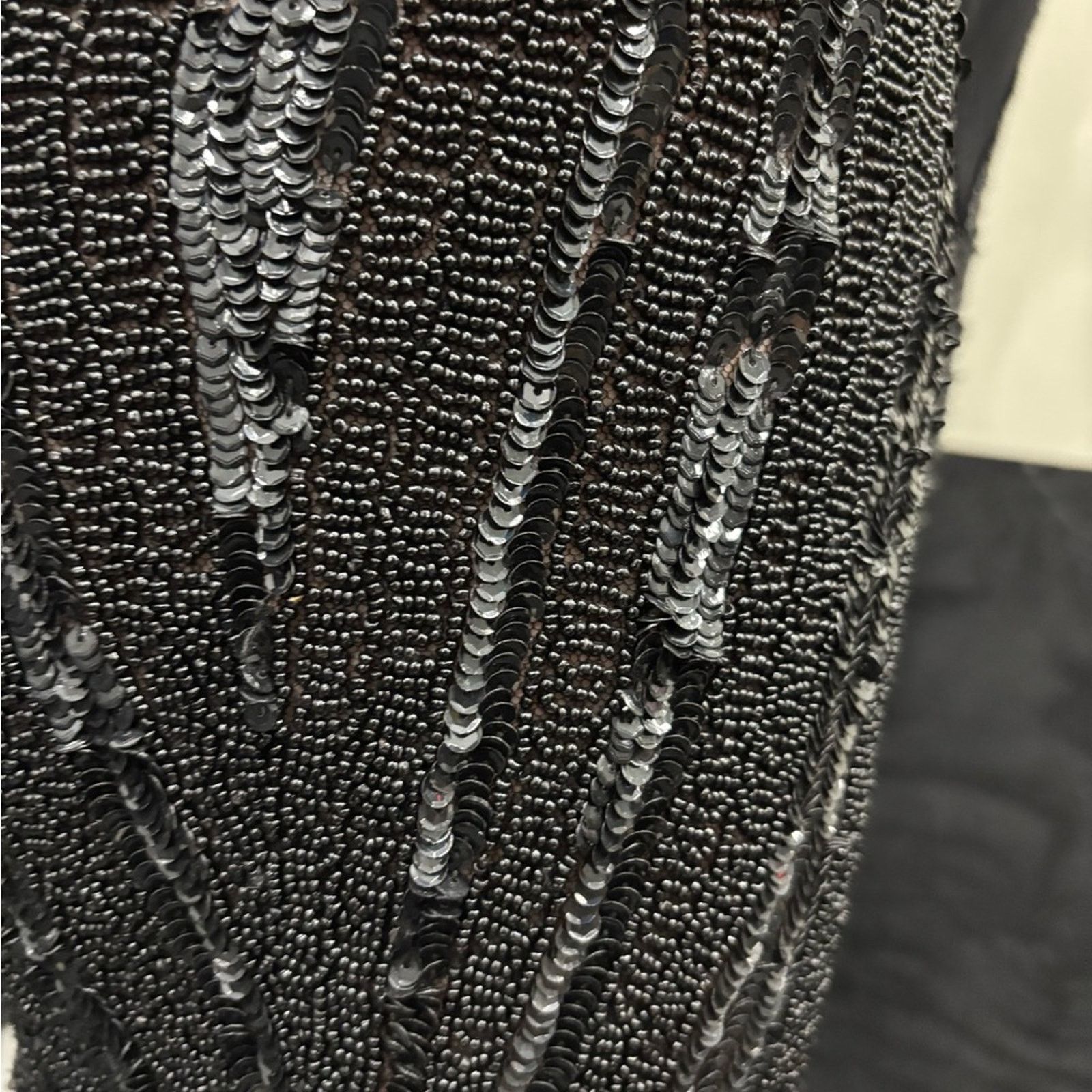 La Perla La Perla Elegant Black Sequin and beaded Embellished Pants Size 27" / US 4 / IT 40 - 2 Thumbnail