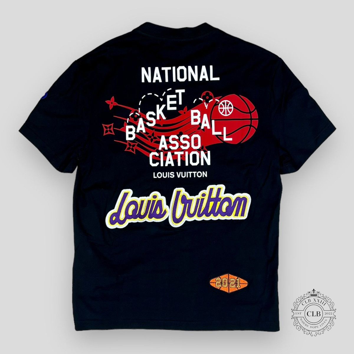 Louis Vuitton × NBA LOUIS VUITTON X NBA MULTI LOGO T-SHIRT Size US XL / EU 56 / 4 - 2 Thumbnail