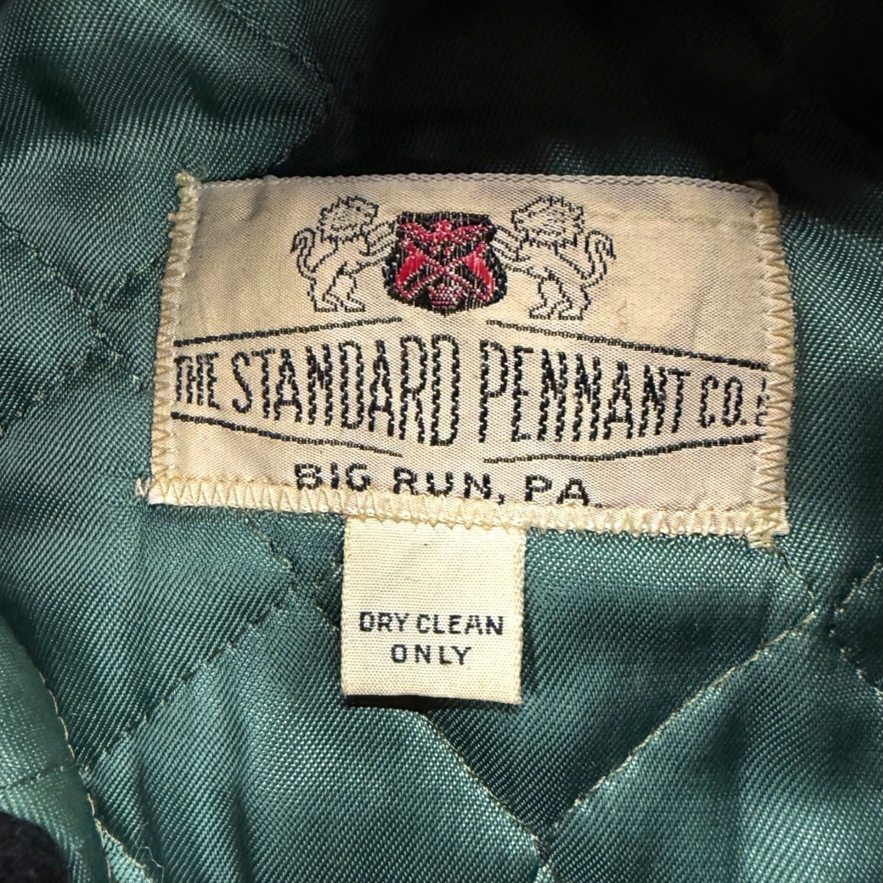 CO Vintage Standard Pennant Co Men S Wool Varsity Letterman Jacket Black Orange USA Size US S / EU 44-46 / 1 - 3 Thumbnail