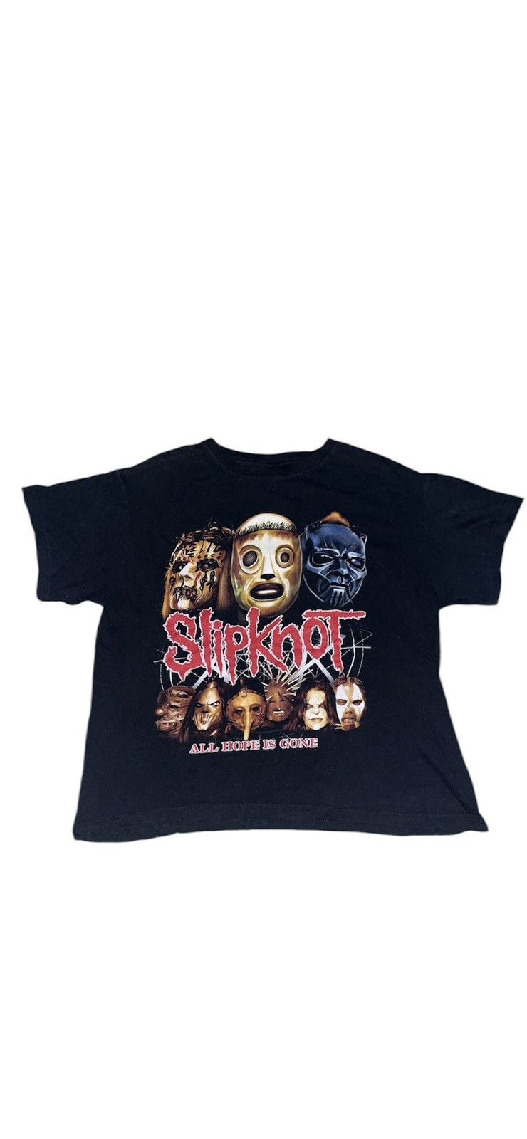 Slipknot × Vintage Rare Vintage Slipknot “All Hope is Gone” Tee/ Black Size US S / EU 44-46 / 1 - 1 Thumbnail