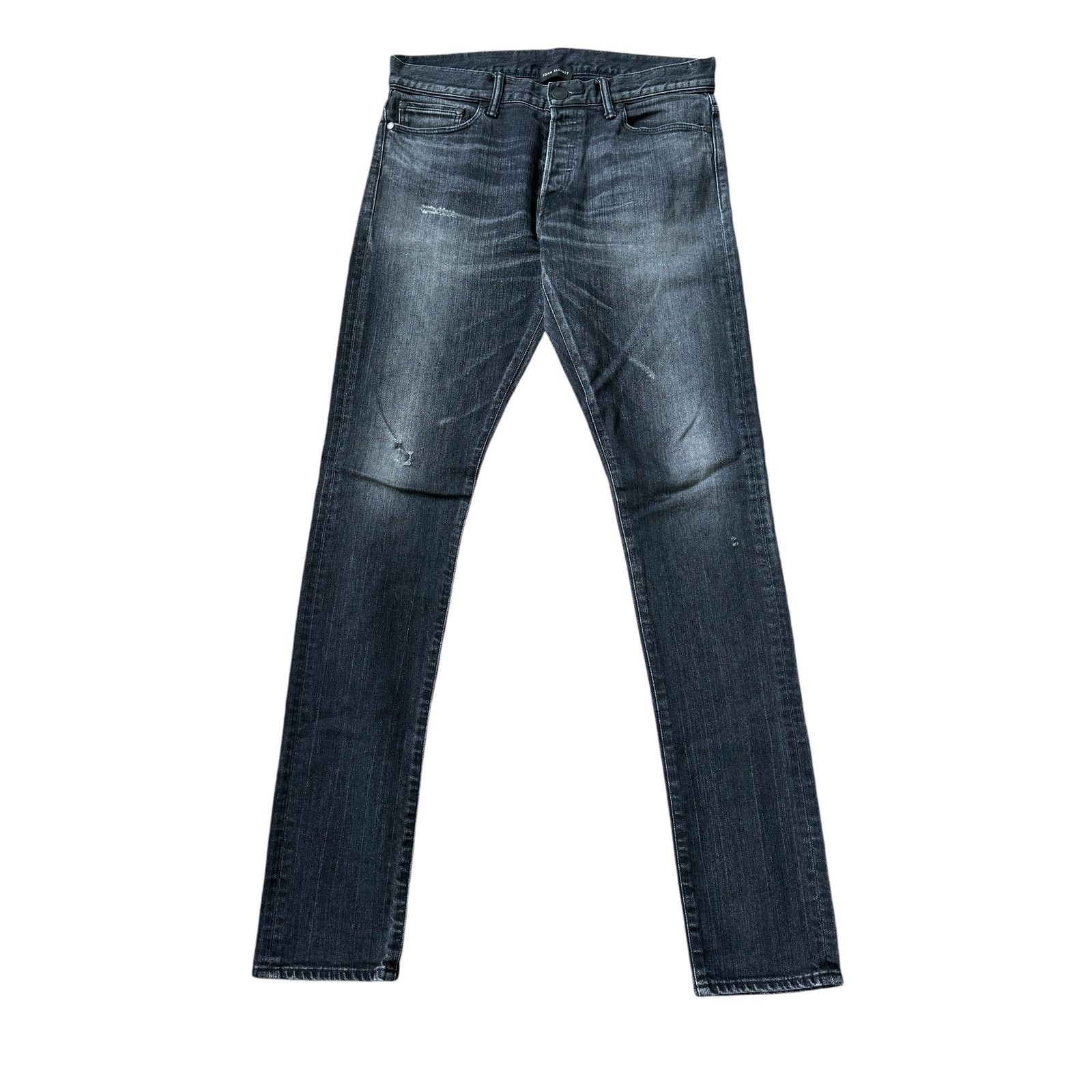 John Elliott John Elliott Distressed Washed Black Jeans Size US 29 - 7 Thumbnail