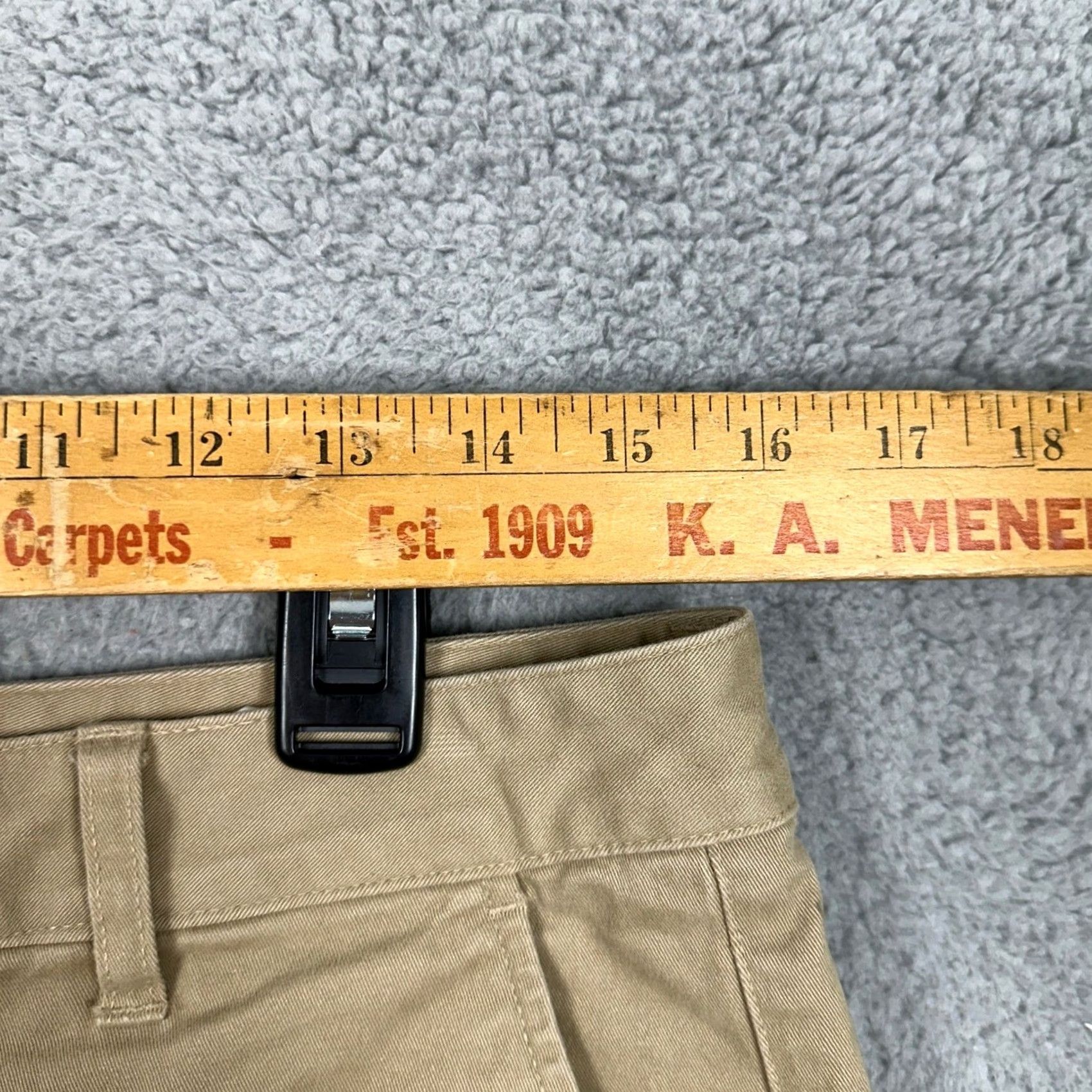 Mott & Bow Mott & Bow Chino Shorts Mens 30 Flat Front 8in Inseam Tan Khaki Pockets Zip Fly Size US 30 / EU 46 - 7 Thumbnail