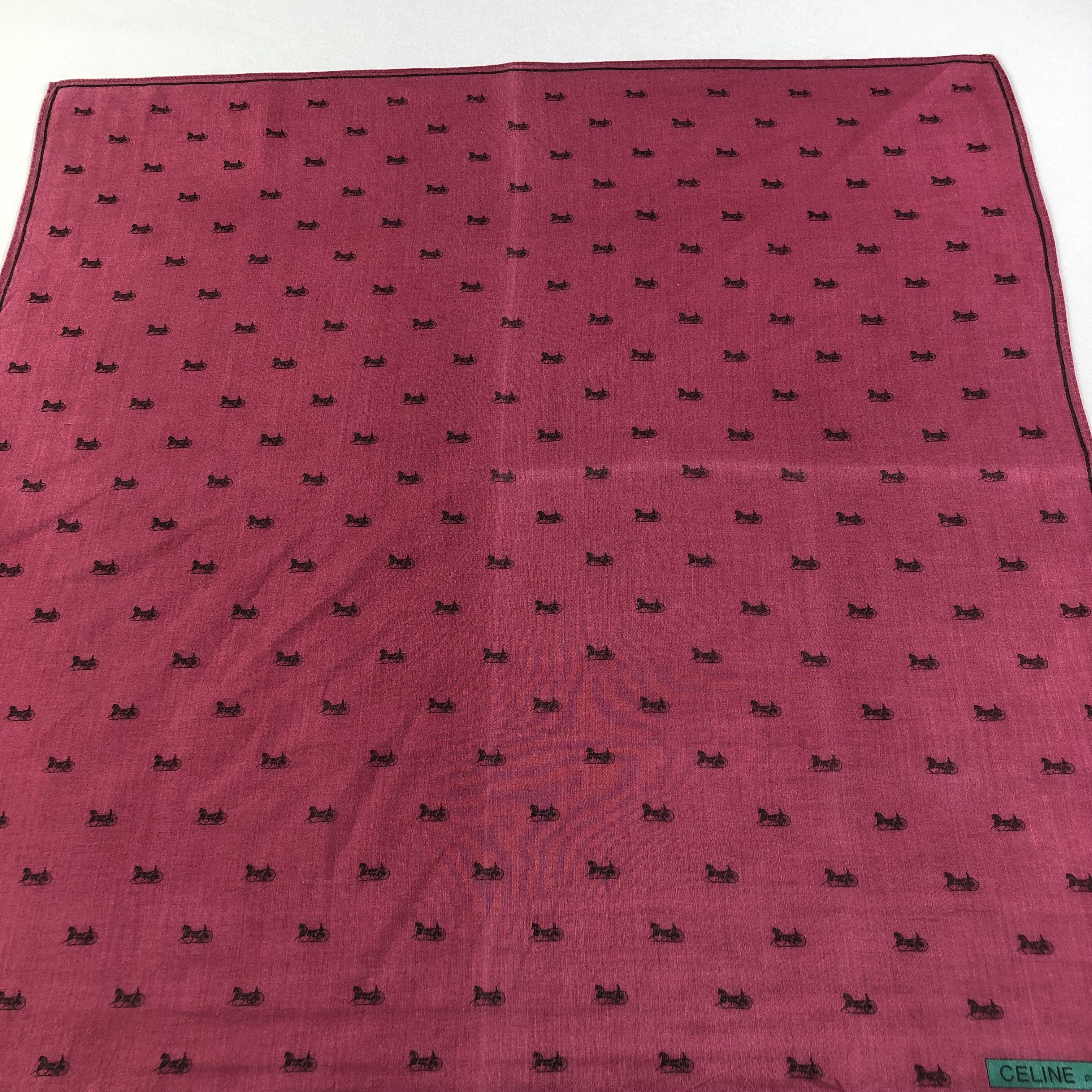 Celine Celine Carriages Handkerchief Neckerchief Bandana H1542 Size ONE SIZE - 5 Thumbnail