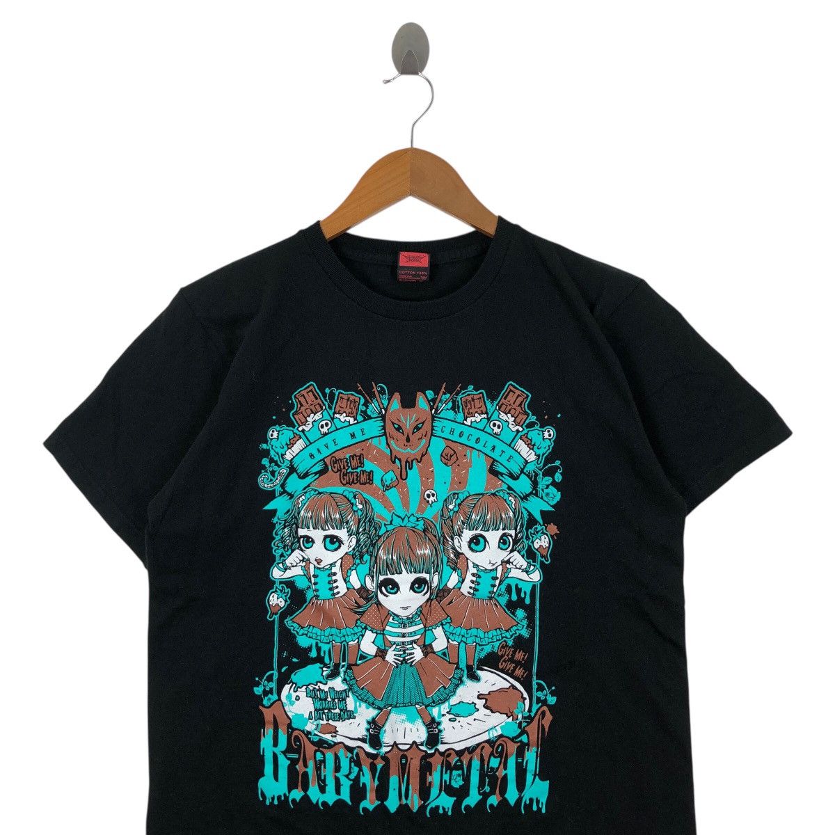 Band Tees Baby Metal Give Me Chocolate T-Shirt Band Tees Size US L / EU 52-54 / 3 - 2 Thumbnail