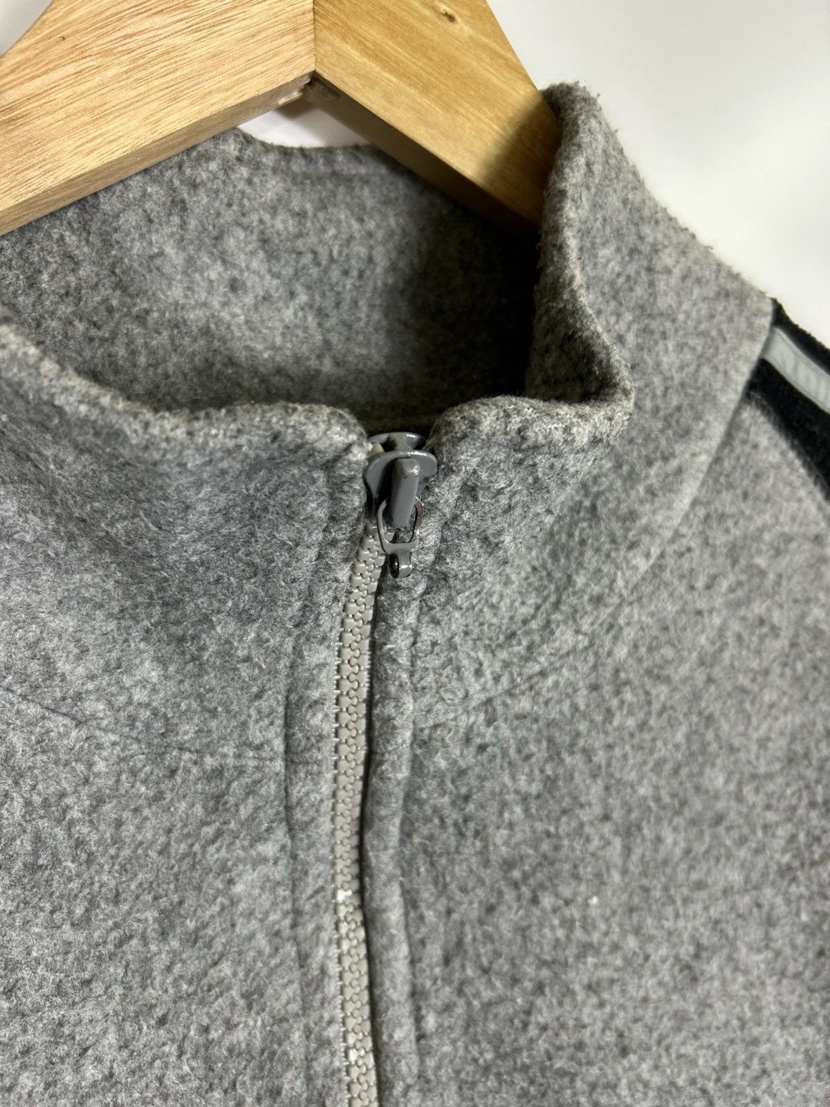 Adidas ⚡️Vintage Adidas Trefoil Half Zipper Sweatshirt Size US L / EU 52-54 / 3 - 7 Thumbnail