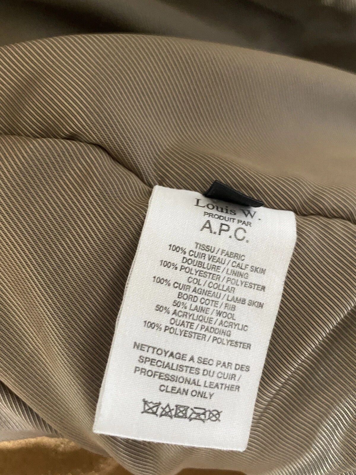 A.P.C. × Louis W. Final Drop APC x Louis W Emmanuel Jacket Suede & Shearling Size US S / EU 44-46 / 1 - 5 Thumbnail