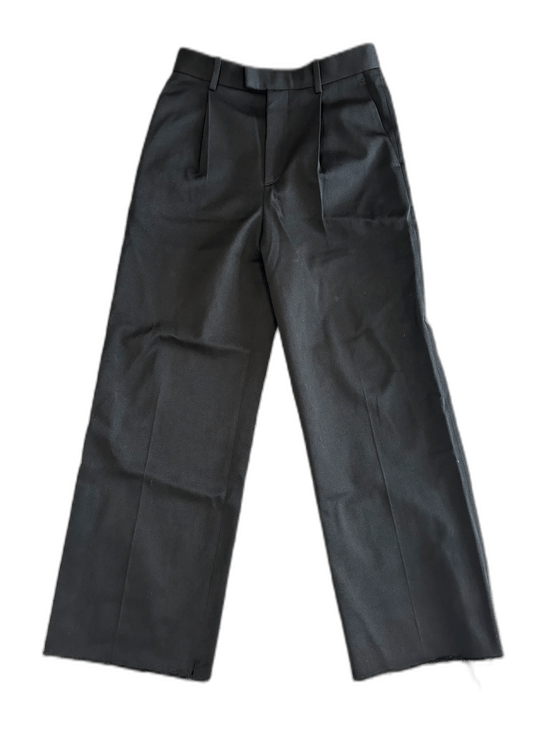 Bottega Veneta Bottega Veneta Black Wide-Leg Trousers-2508 Size US 34 / EU 50 - 1 Thumbnail