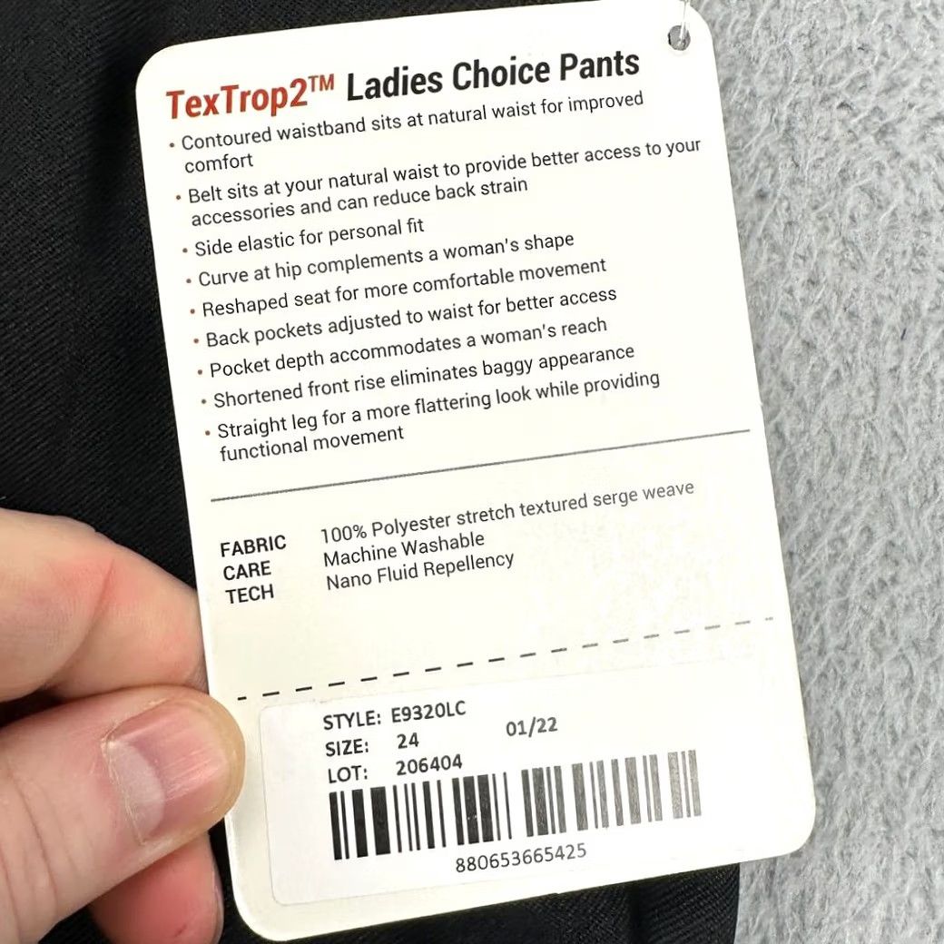 Vintage Elbeco Pants Womens 24 Black Tactical Workwear Trousers Tex Trop2 NEW Size 42" / US 20 - 2 Thumbnail