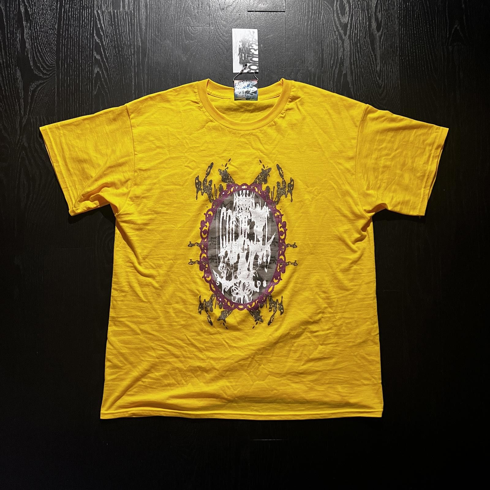 Designer ColdFeet Mirror Trash AOP Tee Shirt Yellow Size US L / EU 52-54 / 3 - 1 Thumbnail