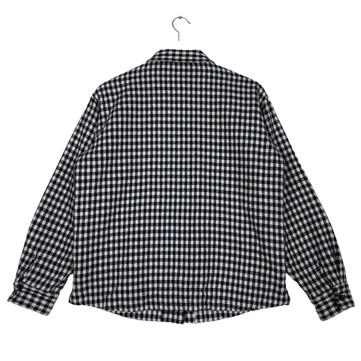 Issey Miyake × Japanese Brand × Mademoiselle Non Non 💥MADEMOISELLE NON NON CHECKED BUTTON JACKET Size US M / EU 48-50 / 2 - 9 Thumbnail