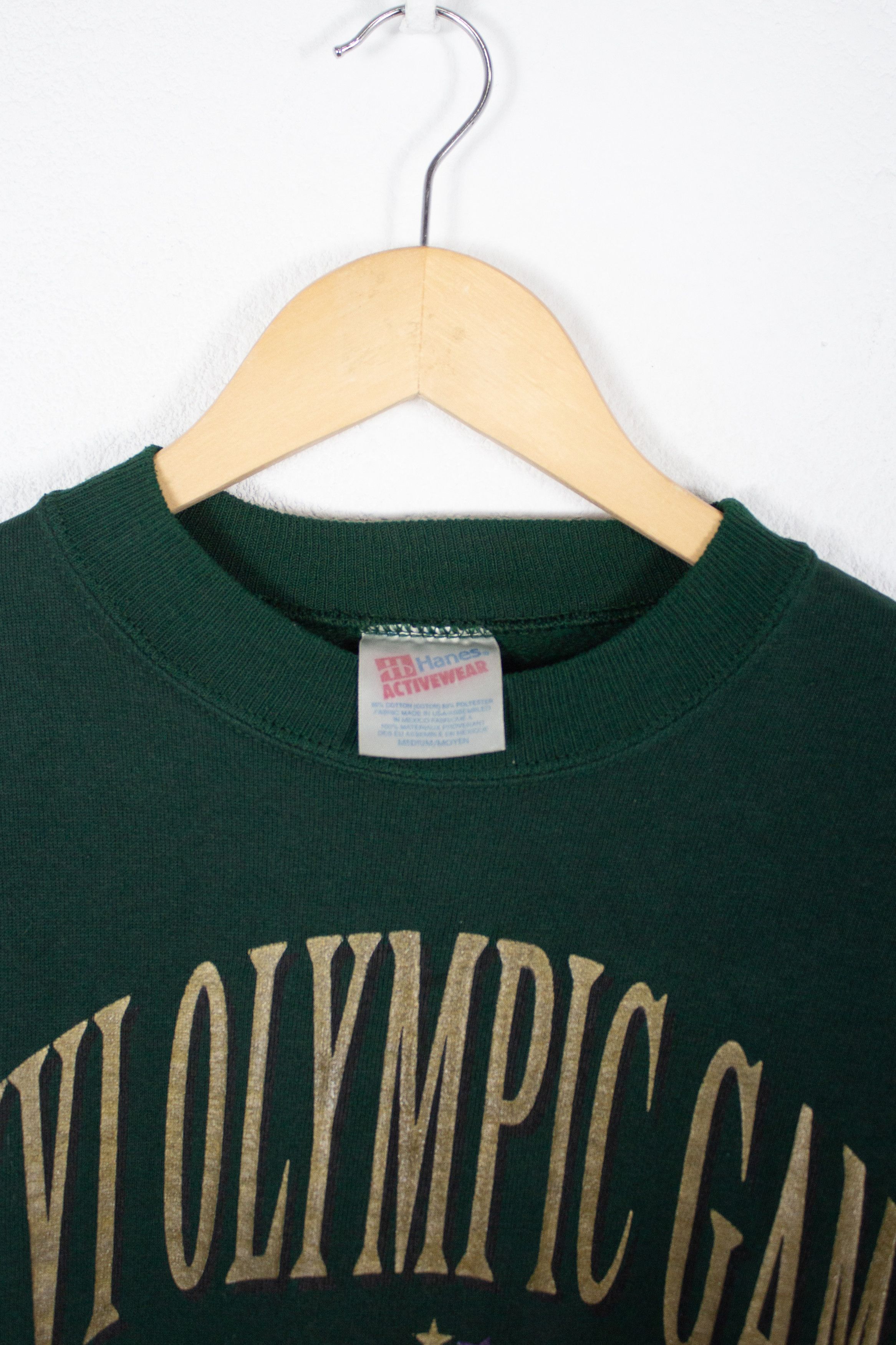 USA Olympics × Vintage Vintage Atlanta USA 1996 Olympics Sweatshirt 90s Size M / US 6-8 / IT 42-44 - 2 Thumbnail