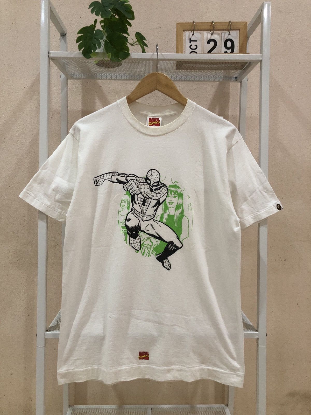 Bape × Marvel Comics OG Circa 2006 Bape X Marvel Spiderman Tee Size US M / EU 48-50 / 2 - 1 Thumbnail
