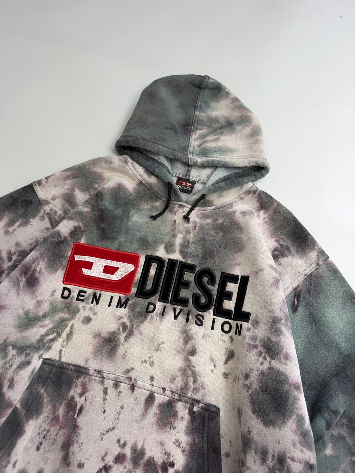 Diesel Vintage Diesel Denim Division Tie Dye Hoodie Y2K Archive Size US M / EU 48-50 / 2 - 9 Thumbnail