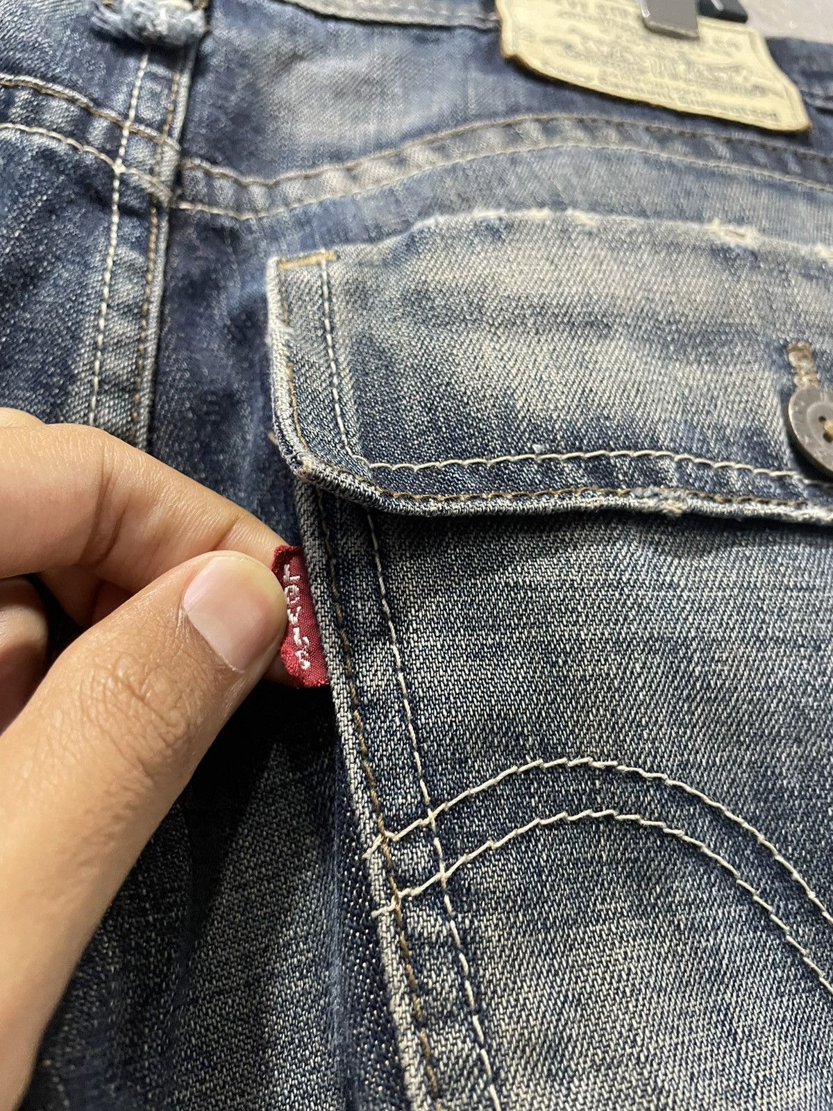 Japanese Brand × Levi's × Vintage 🔥🔥Vintage levi’s distressed denim🔥🔥 Size US 32 / EU 48 - 8 Thumbnail