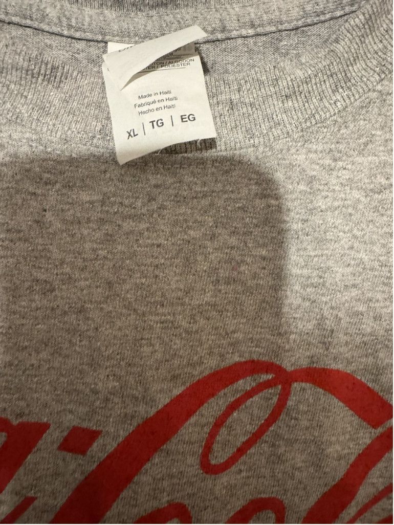 Coca Cola Coca Cola Classic Logo Men's Size XL Gray T-Shirt Coke Size US XL / EU 56 / 4 - 3 Thumbnail