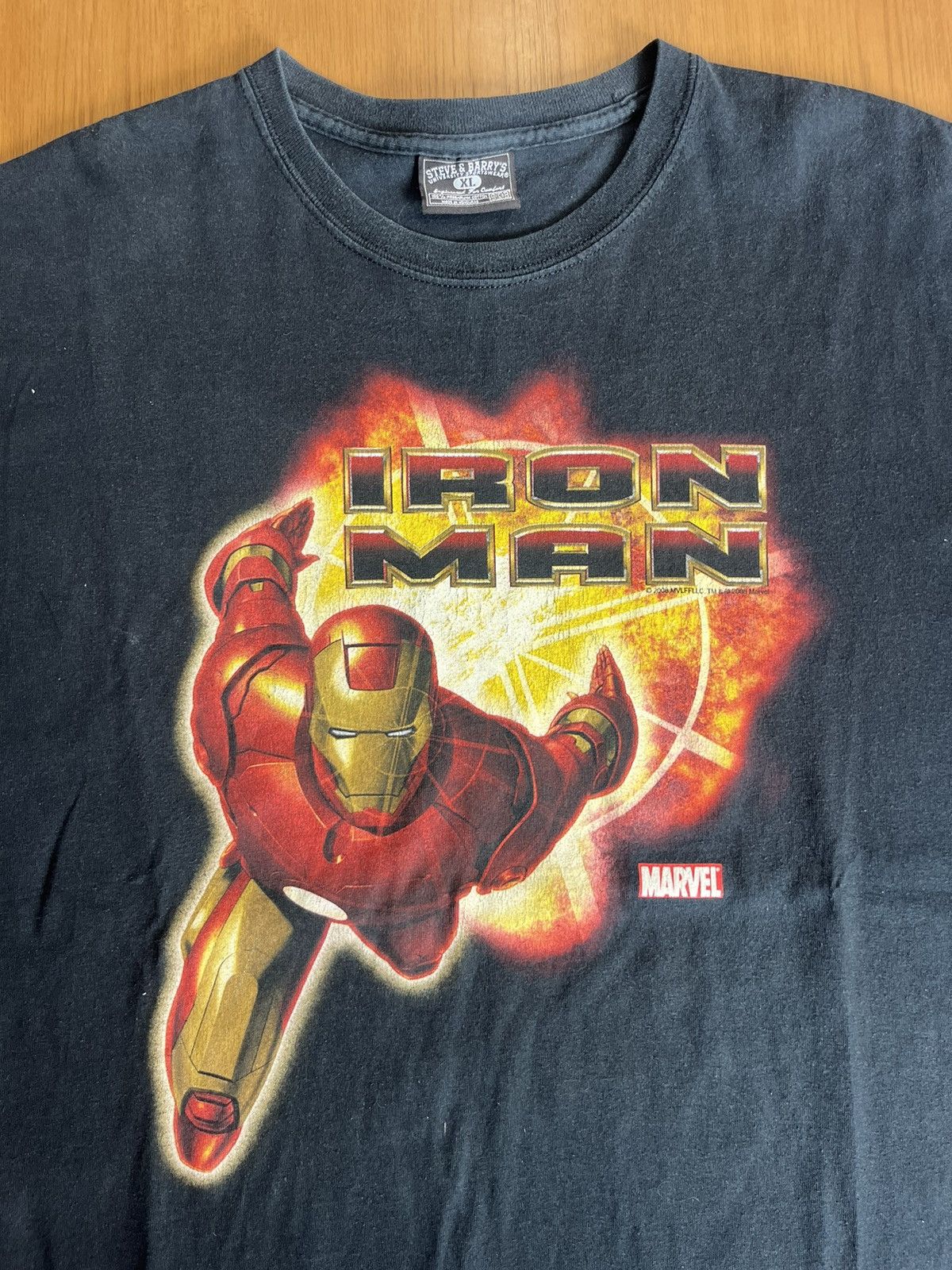 Marvel Comics Vintage IRON MAN promo Film 2008’s Marvel Tshirt Size US XL / EU 56 / 4 - 5 Thumbnail