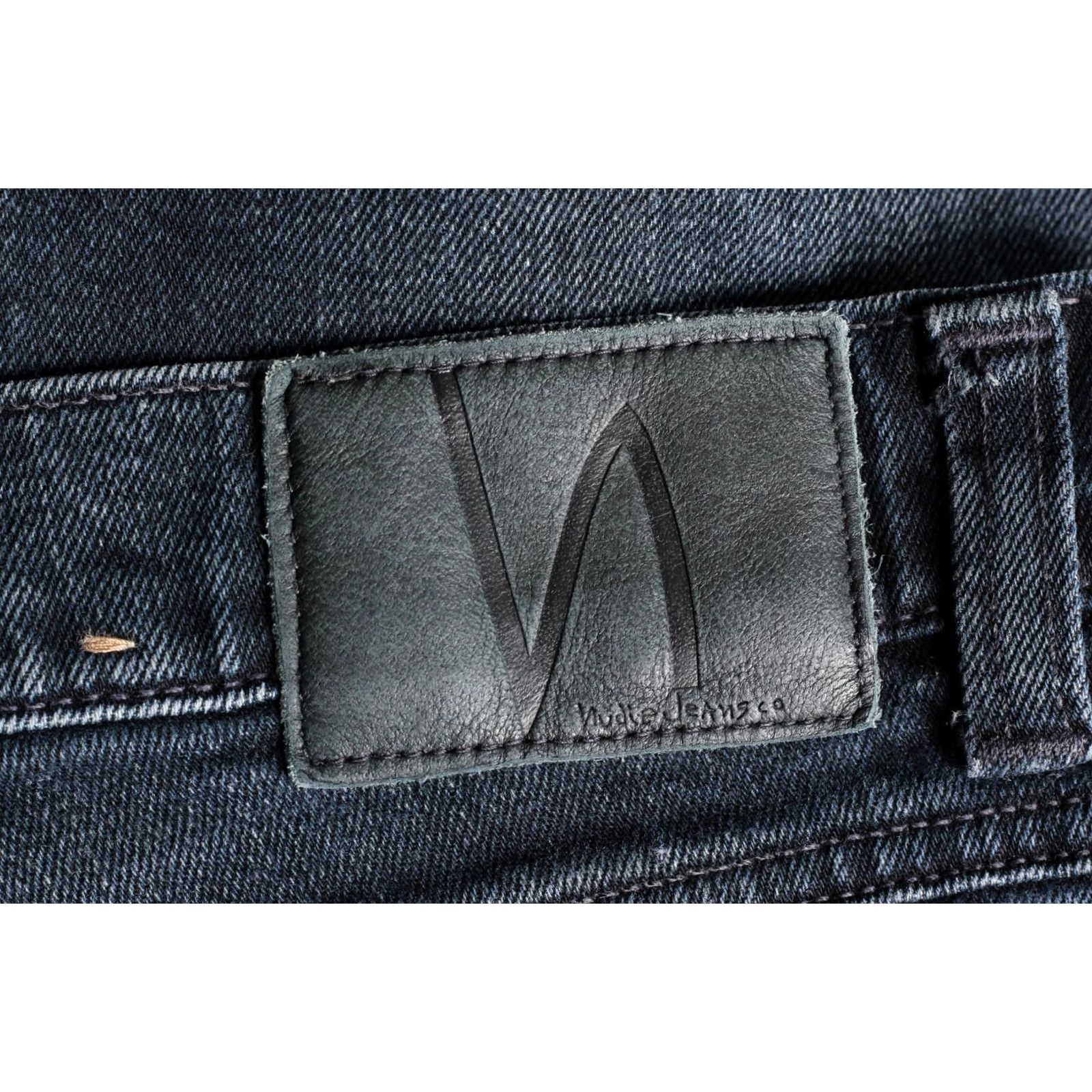 Nudie Jeans NUDIE JEANS Lean Dean Hidden Ink Stretch Jeans Men 30/32 Slim Tapered Denim Blue 5-Pocket Rise Mid Waist 30 32 L32 Size US 30 / EU 46 - 3 Thumbnail