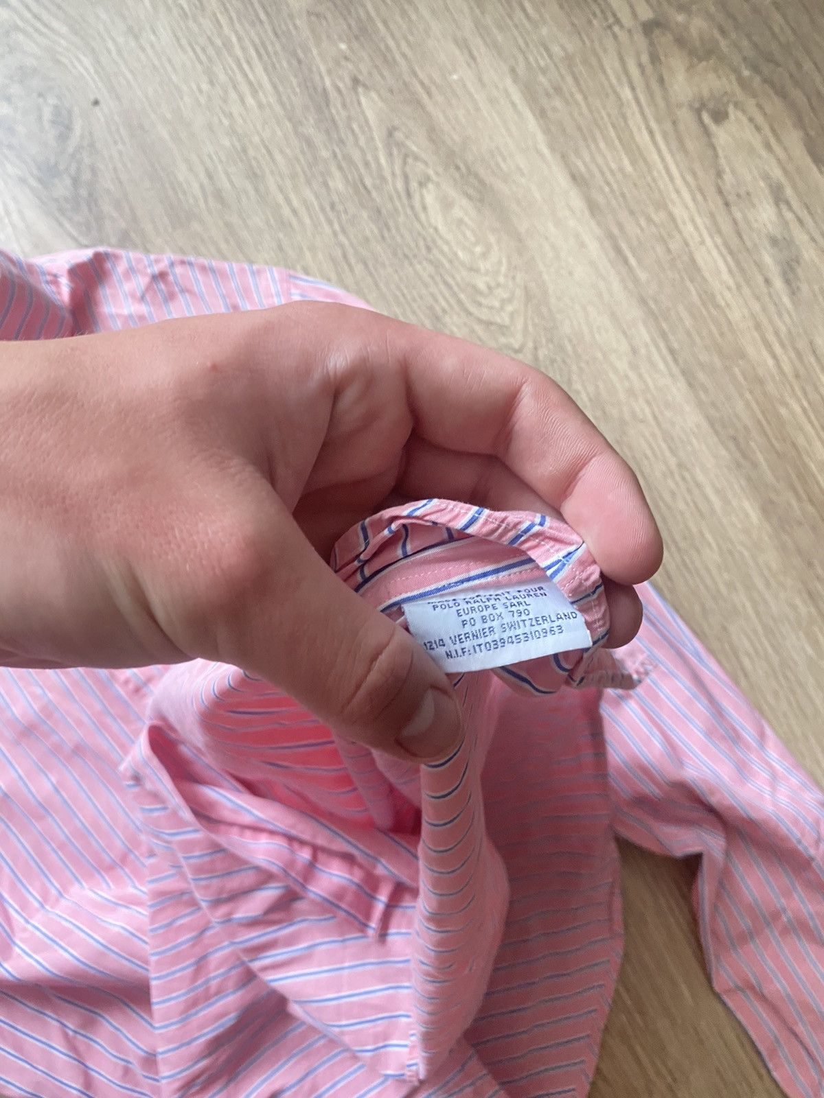 Polo Ralph Lauren × Ralph Lauren × Vintage Vintage Striped Shirt Y2K pink Polo Ralph Lauren Size L Rare Size US L / EU 52-54 / 3 - 4 Thumbnail