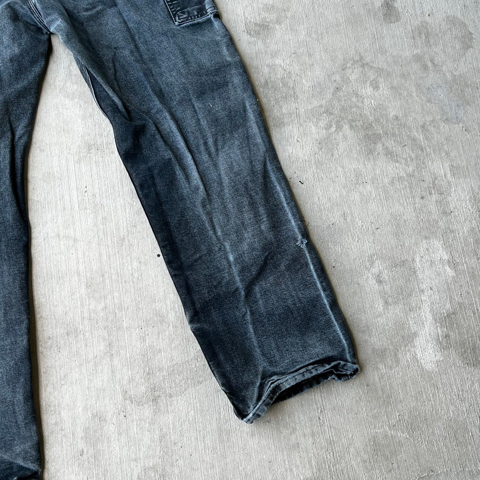 Carhartt × Vintage Carhartt faded black double knee work wear carpenter pants Size US 36 / EU 52 - 9 Thumbnail