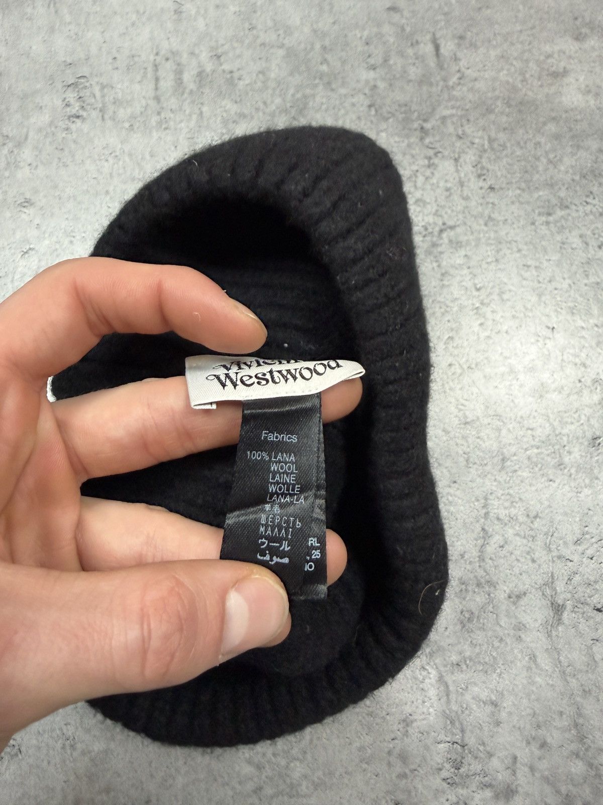 Vivienne Westwood vivienne westwood Sporty logo embroidered wool knit beanie Size ONE SIZE - 3 Thumbnail