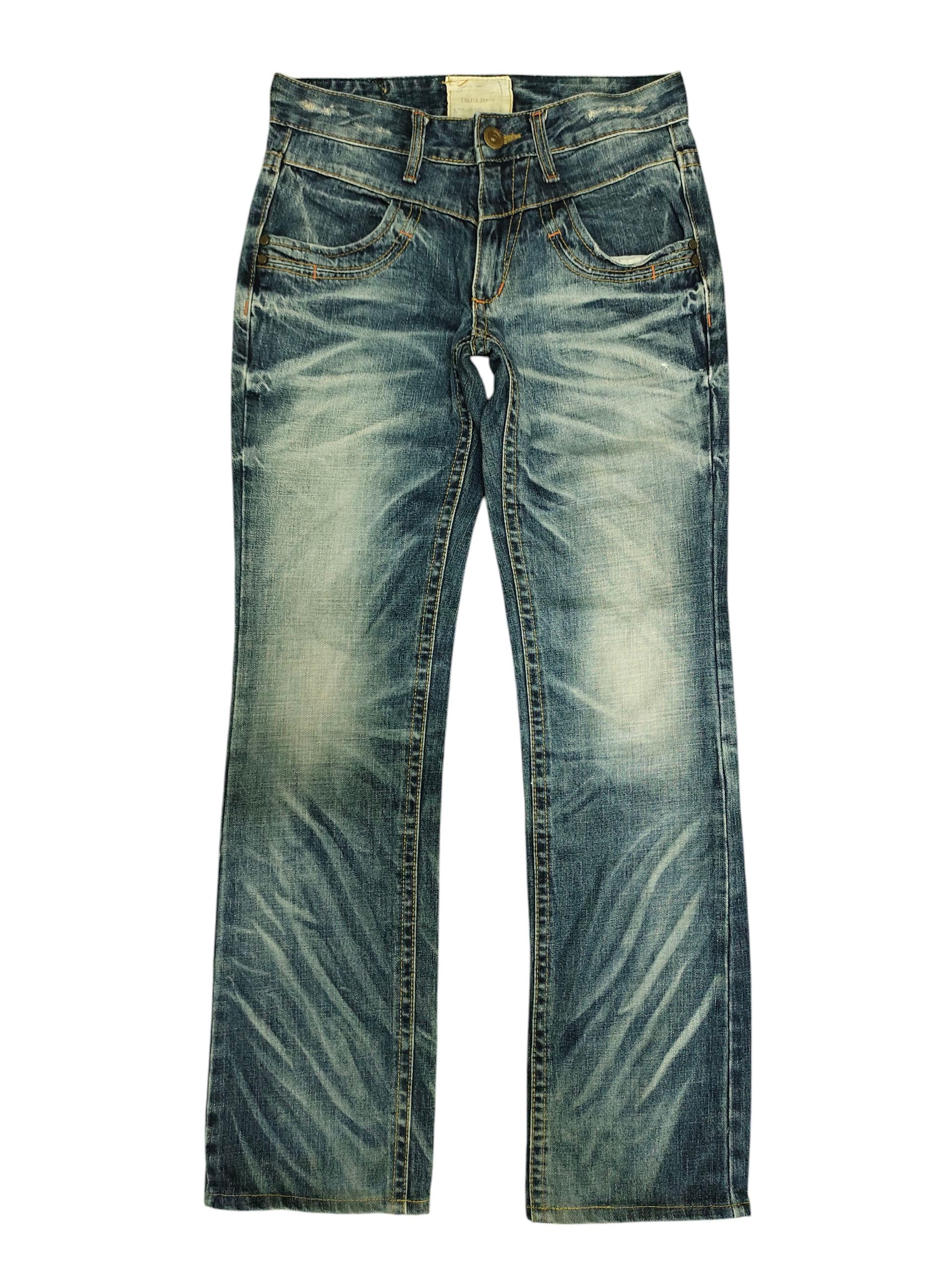 Kapital 2000s Yoshitomo Nara Lolita Studded Clawmark Distress Jeans Size US 29 - 7 Thumbnail